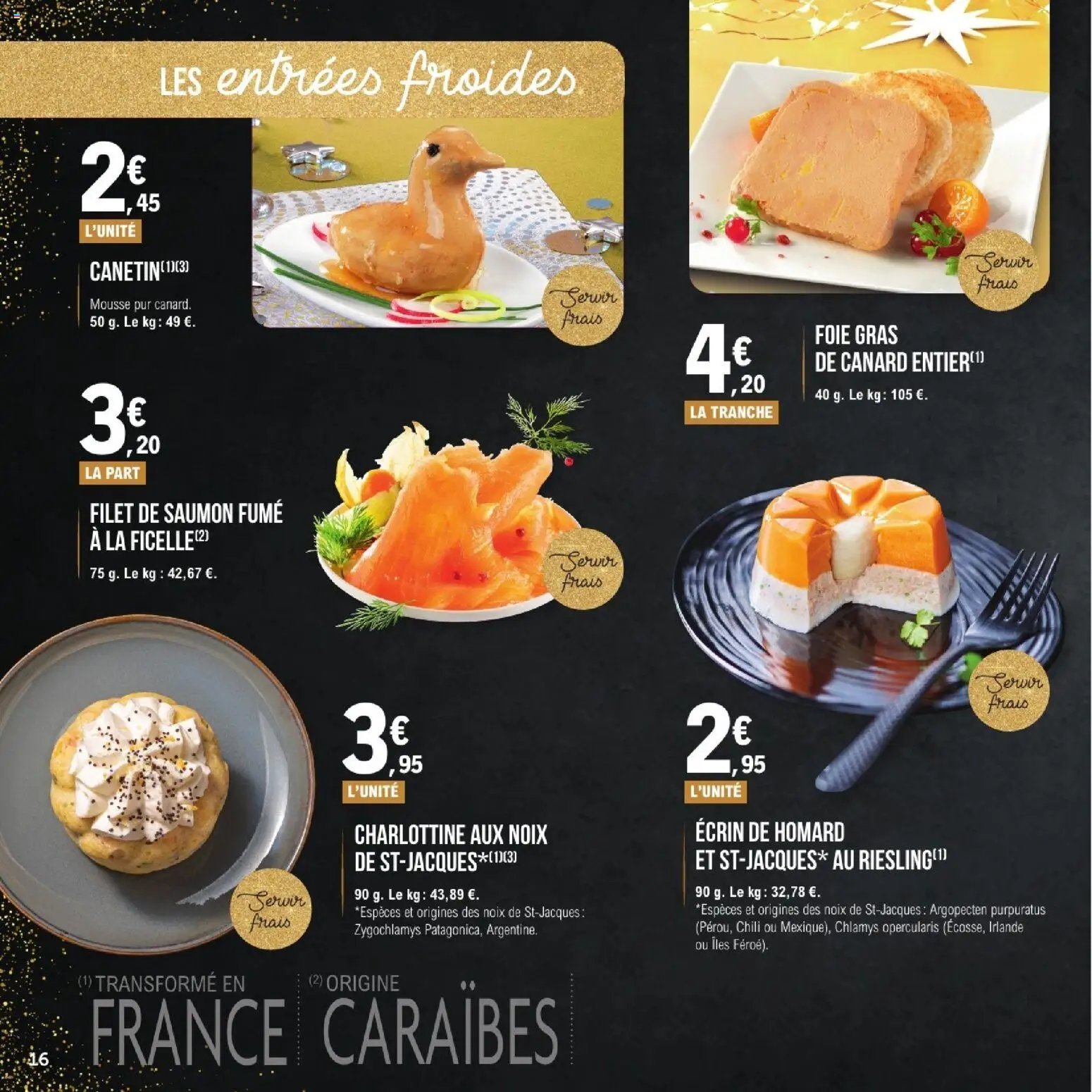 {H1} | Page: 16 | Produits: Foie Gras de Canard, Mousse, Foie gras de canard entier, Noix