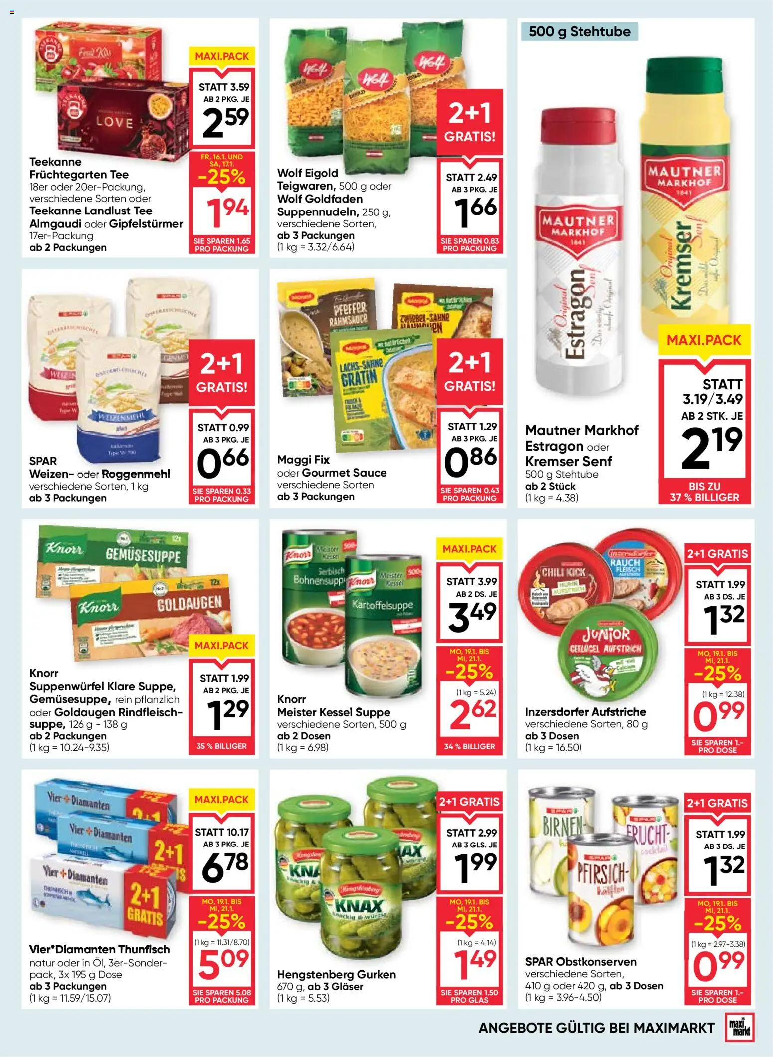 Maximarkt Flugblatt gültig ab 15.01.2026 | Seite: 11 | Produkte: Gurken, Pfeffer, Pfirsich, Chili