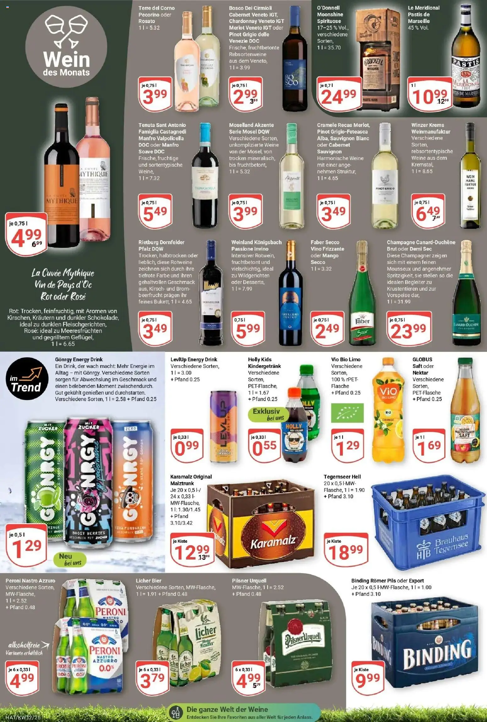 Globus prospekt Hattersheim	 – gültig ab 15.03.2026 | Seite: 16 | Produkte: Energy, Pils, Mango, Wein
