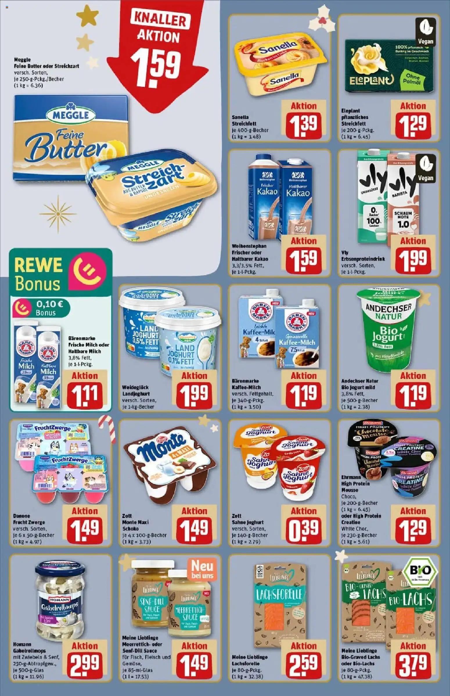Rewe prospekt Fellbach / Schmiden	 – gültig ab 07.12.2025 | Seite: 12 | Produkte: Milch, Fruchtzwerge, Haltbare milch, Zwiebeln