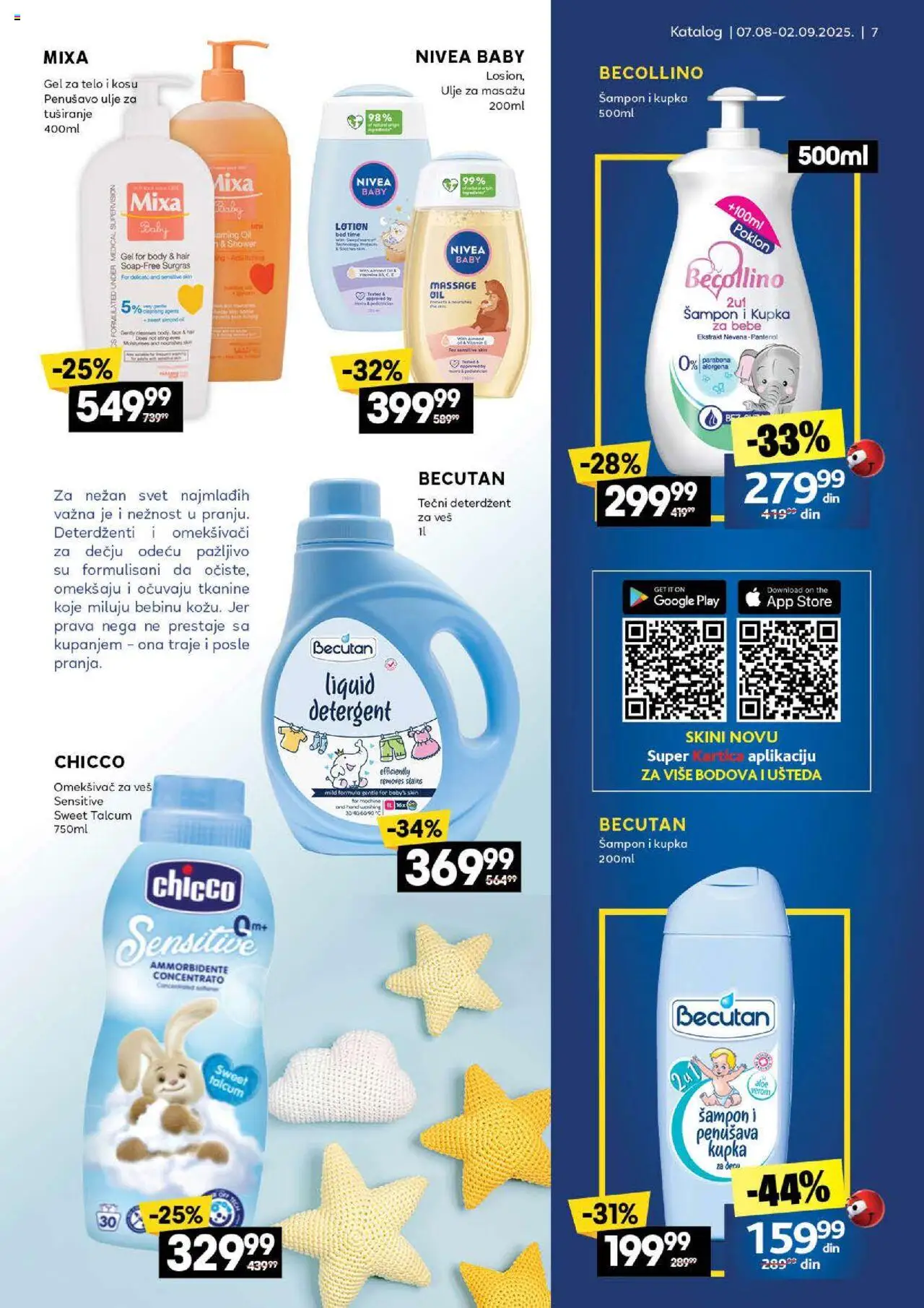 Idea katalog - važi od 07.08.2025 | Strana: 7 | Proizvode: Tečni deterdžent, Šampon, Ulje, Omekšivač za veš