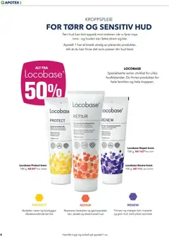 Forhåndsvisning av Locobase Protect krem, For dry and sensitive skin. Special cream that protects and increases skin moisture. Instant hydration. 70% lipid content. Clinically tested. Fragrance free. gyldig fra 15.10.2025 | Side: 8 | Produkter: Сушильные машины, Krem, Суміш дитяча