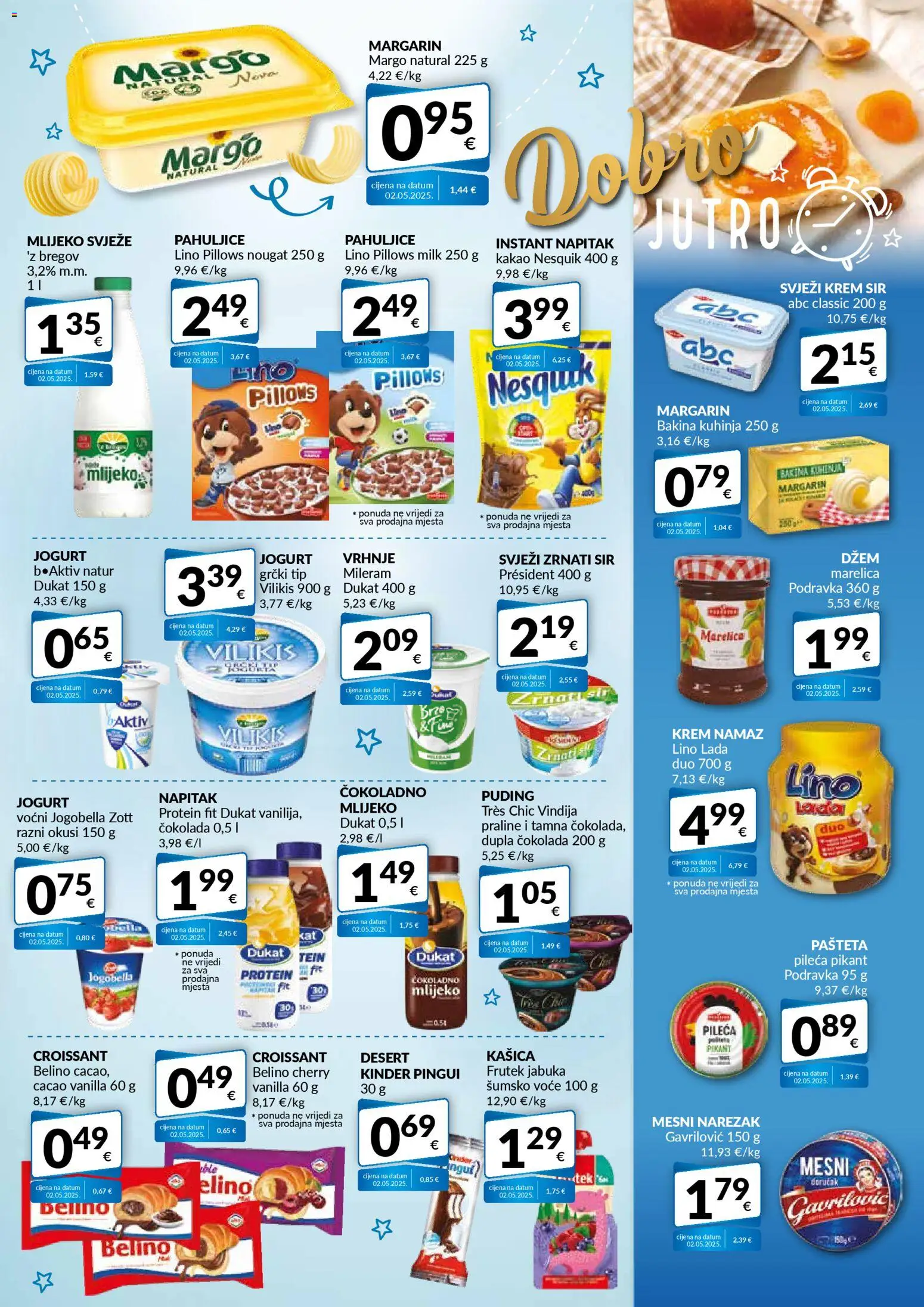 Bakmaz katalog | vrijedi od 21.01.2026 | Stranica: 3 | Proizvodi: Sir, Margarin, Nesquik, Kakao