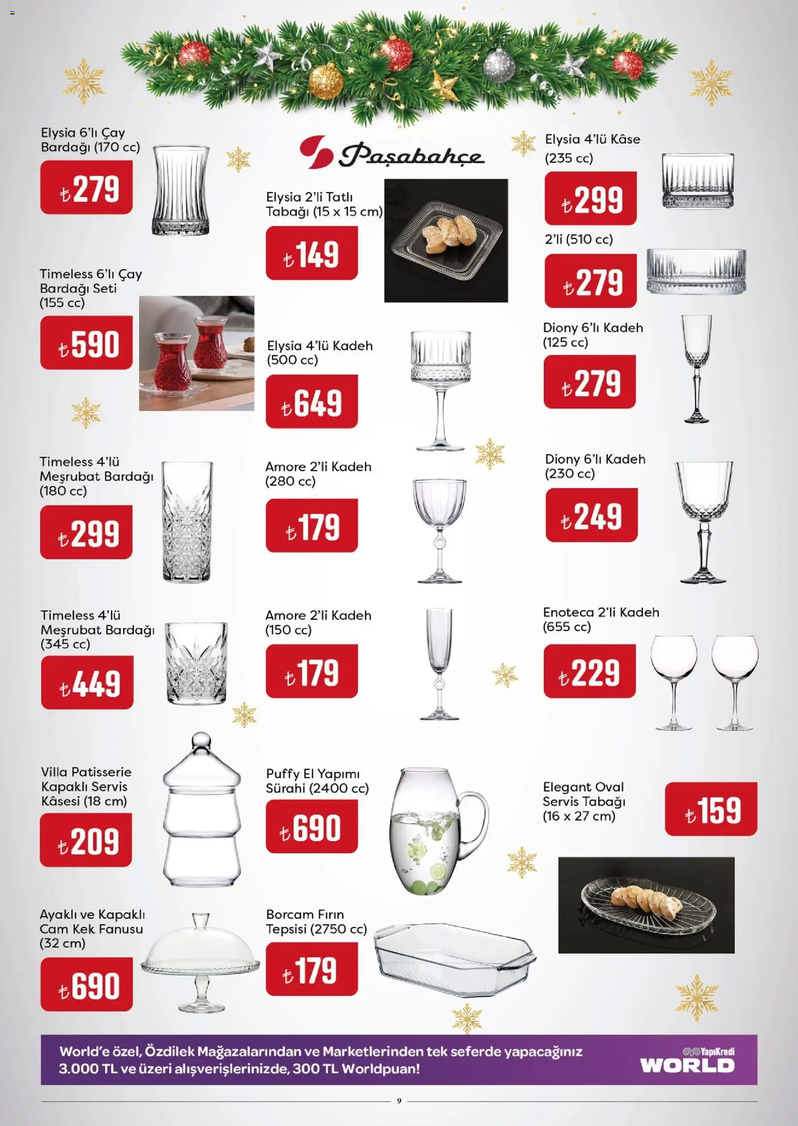 Özdilek Katalog - 17.12.2025 tarihinden itibaren geçerlidir | Sayfa: 9 | Ürünler: Çay, Çay bardağı, Fırın, Sürahi