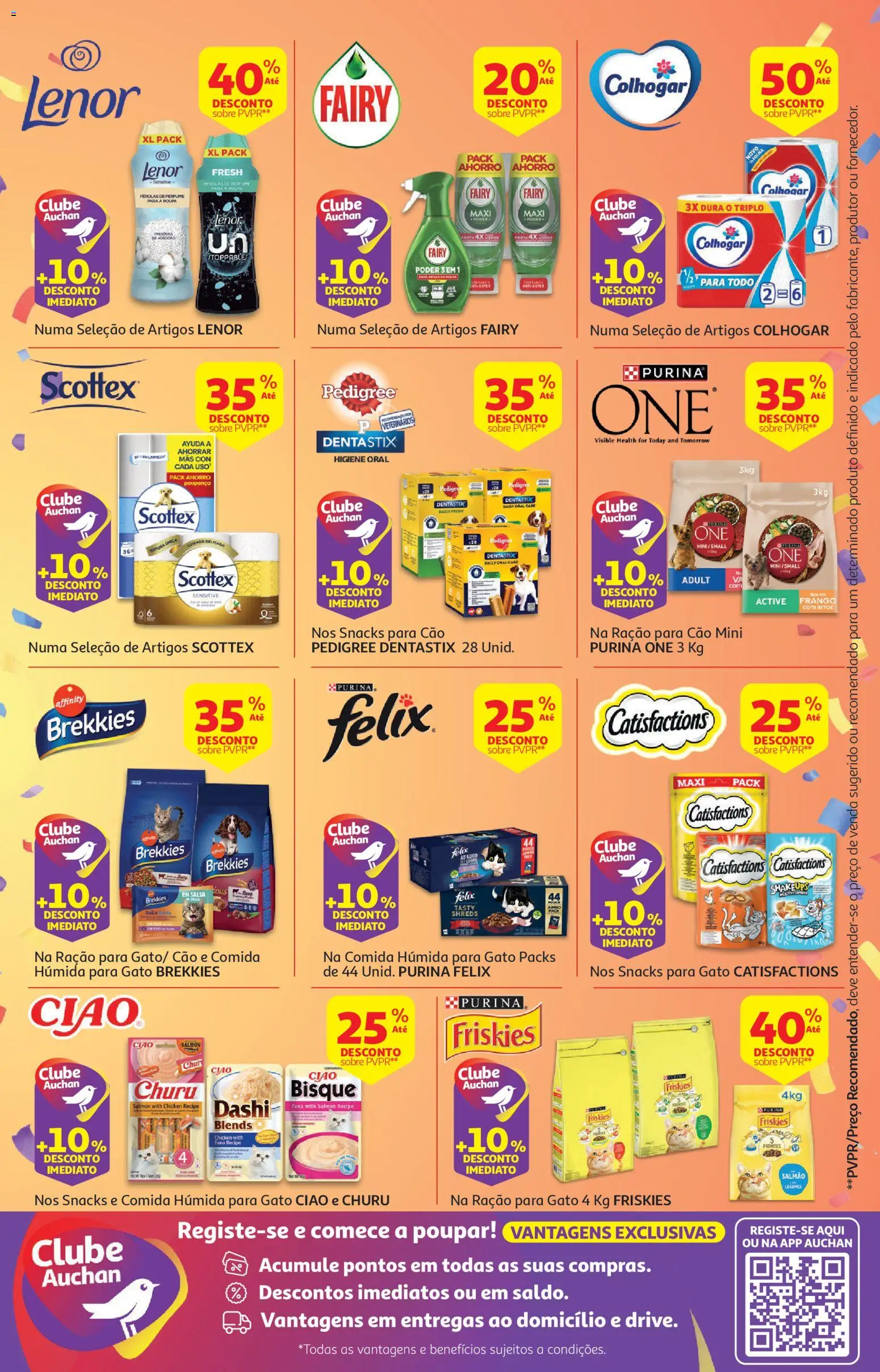 Auchan - Festa das Marcas │ válido de 03.03.2026 | Página: 7 | Produtos: Purina one, Frango, Salmão