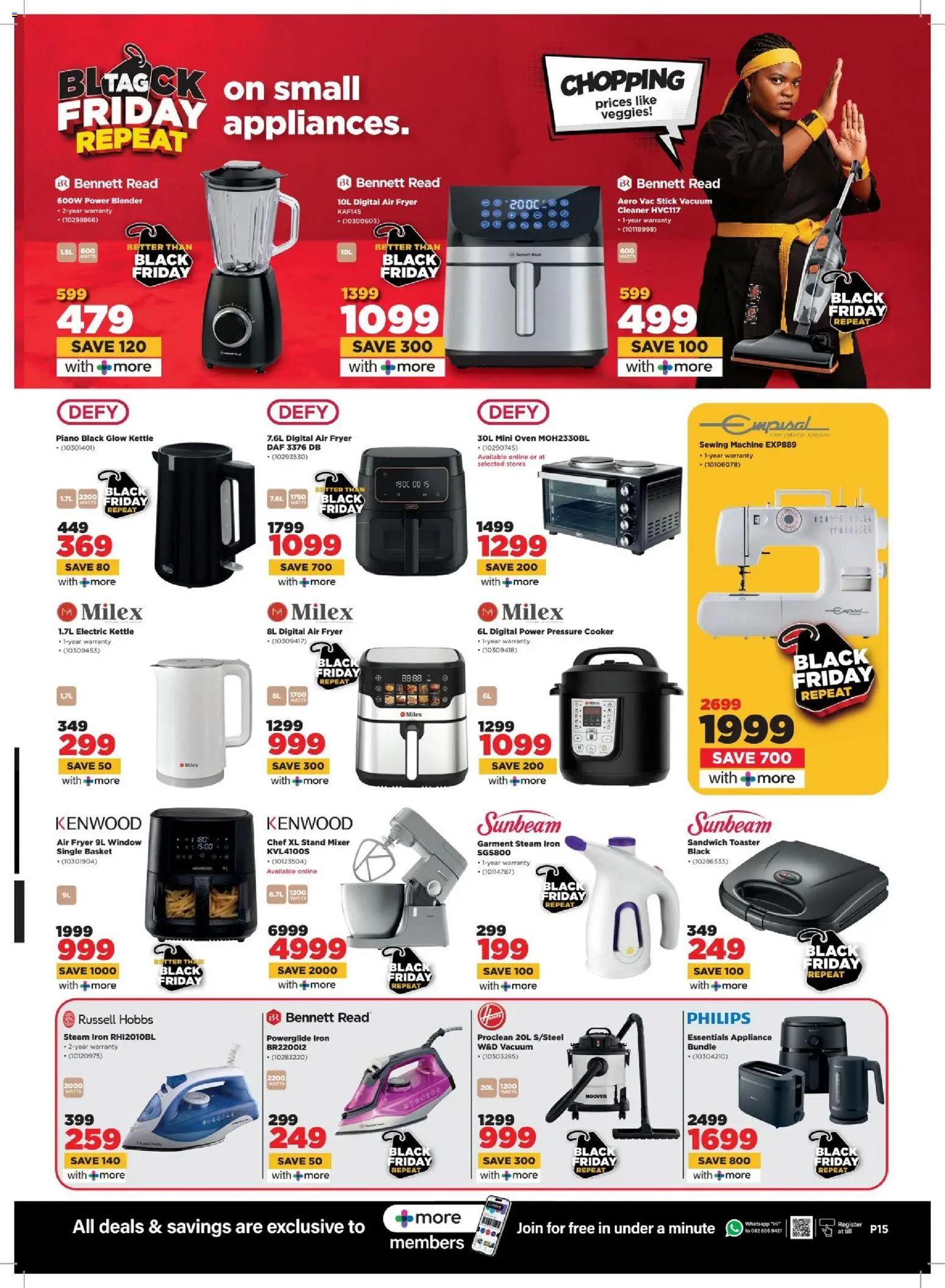 New HiFi Corp catalogue – valid from 04.03.2026 | Page: 15 | Products: Kettle, Mixer, Fryer, Basket