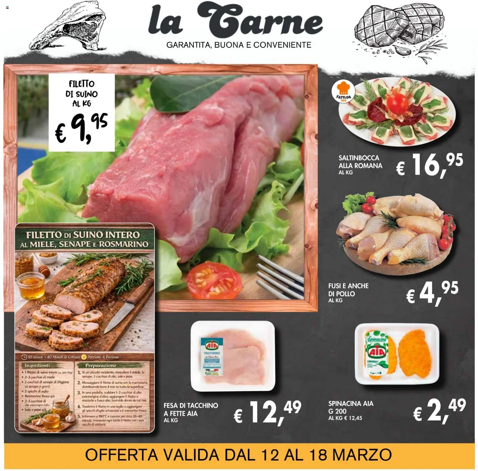 Volantino Coal del 12.03.2026 | Pagina: 4 | Prodotti: Teglia, Suino, Miele, Senape