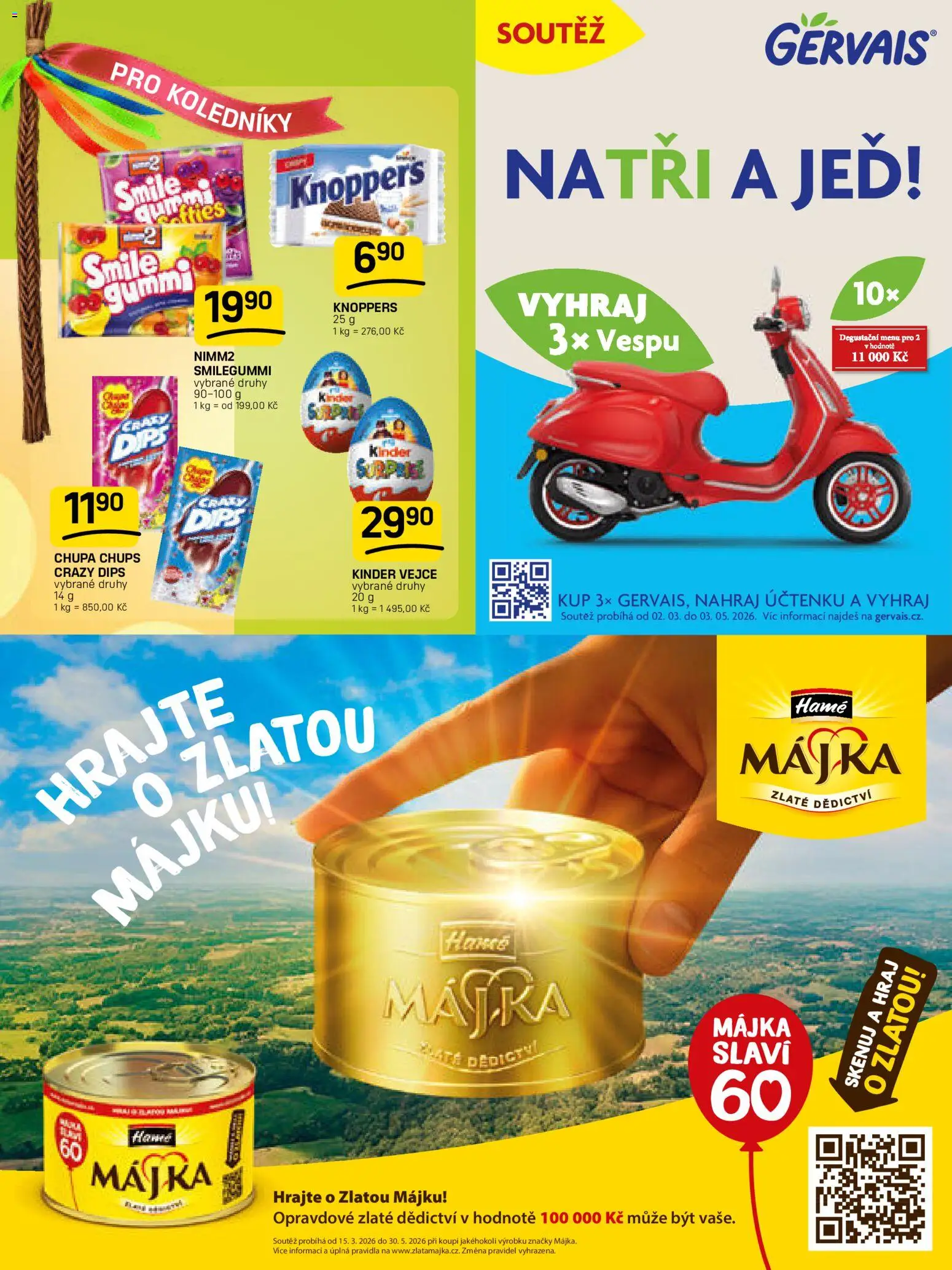 Flop leták od 25.03.2026 | Strana: 9 | Produkty: Vejce, Knoppers, Kinder