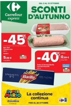 Anteprima del volantino Carrefour Express - Roma catalogo valido a partire dal 02.10.2025