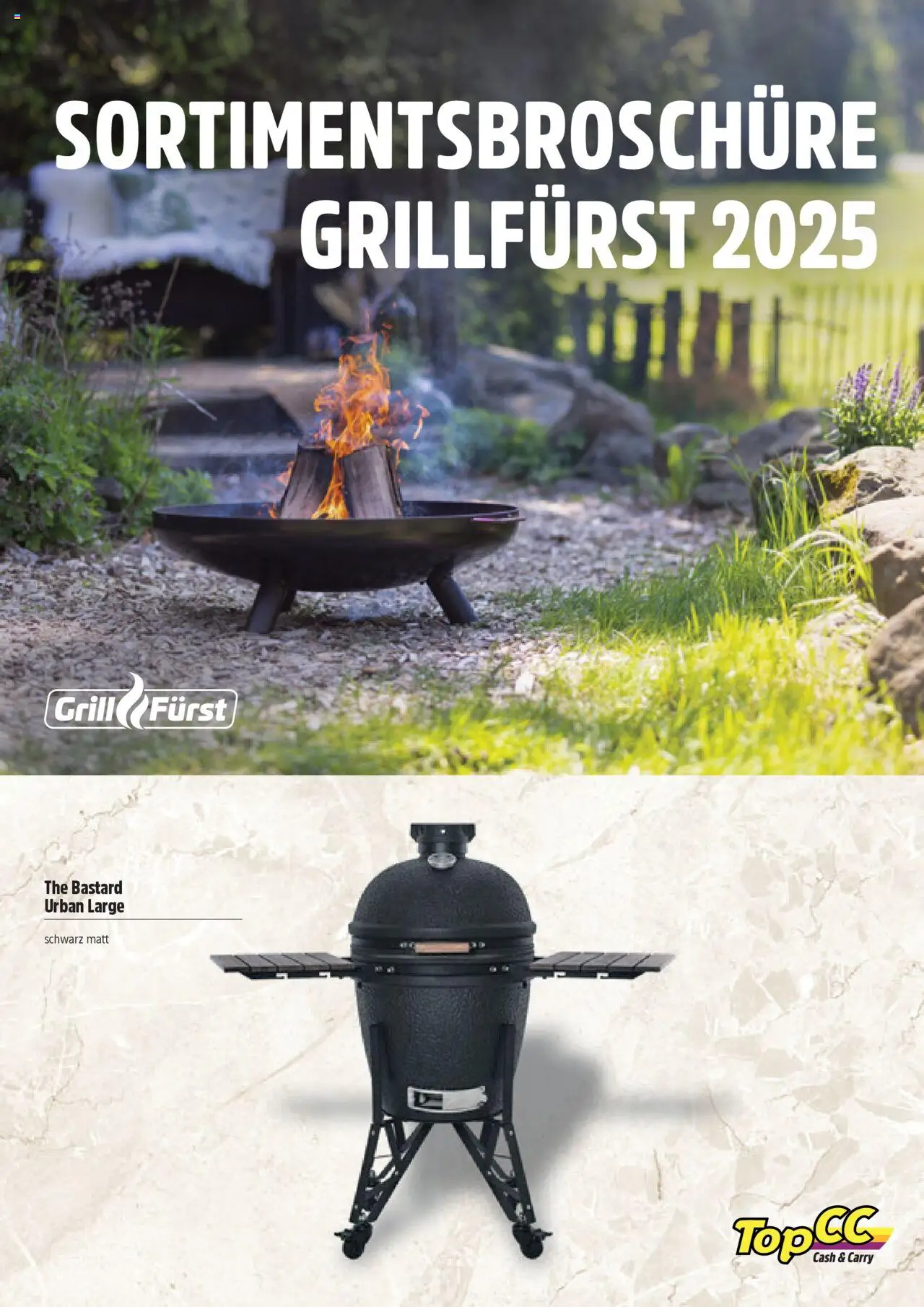 TopCC Aktionen Sortiment Sbroschure Grillfurtst 2025 ab 23.06.2025 | Seite: 1 | Produkte: Grill