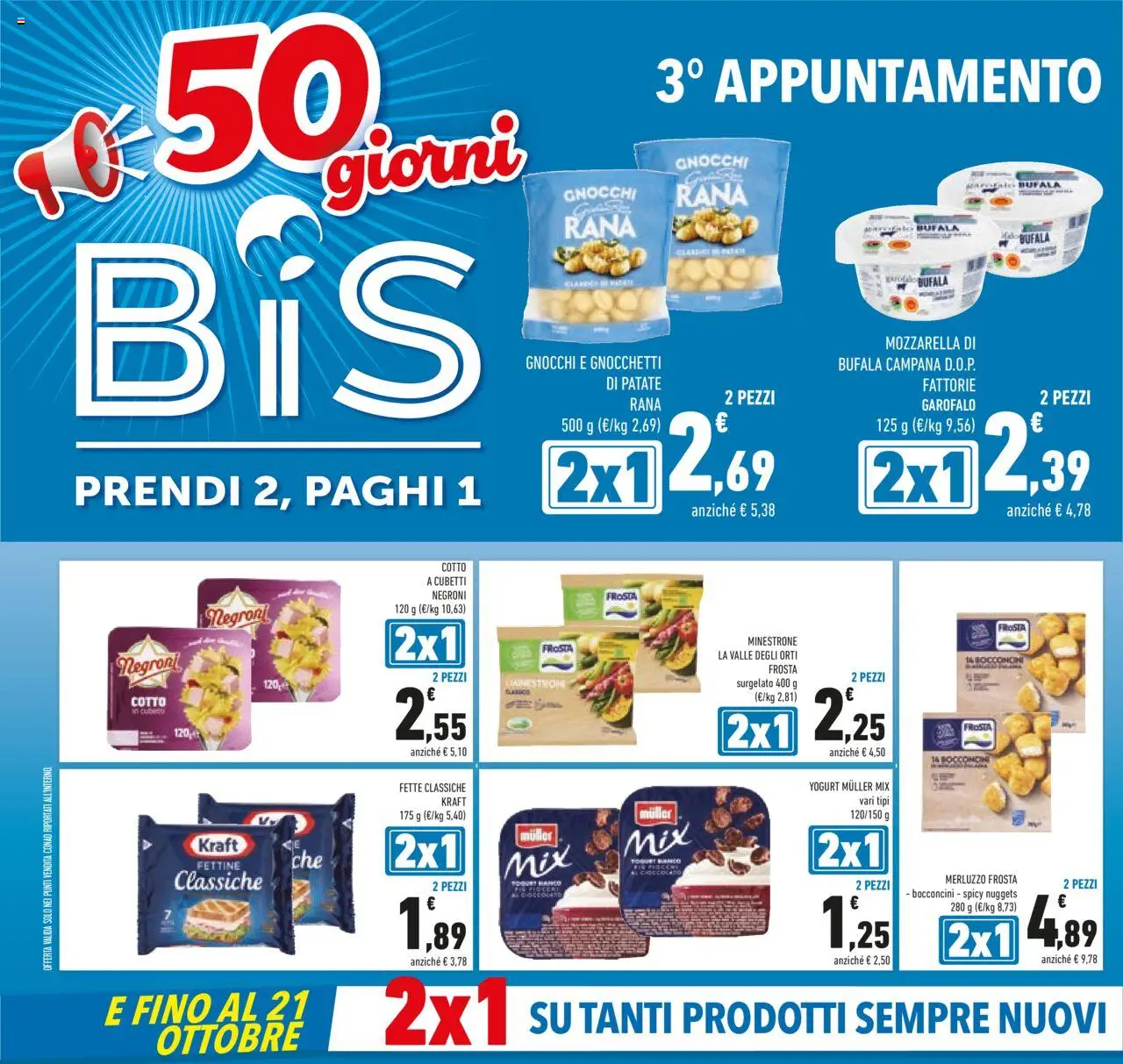 Volantino Conad del 24.09.2025 | Pagina: 4 | Prodotti: Merluzzo, Patate, Gnocchi, Gnocchetti
