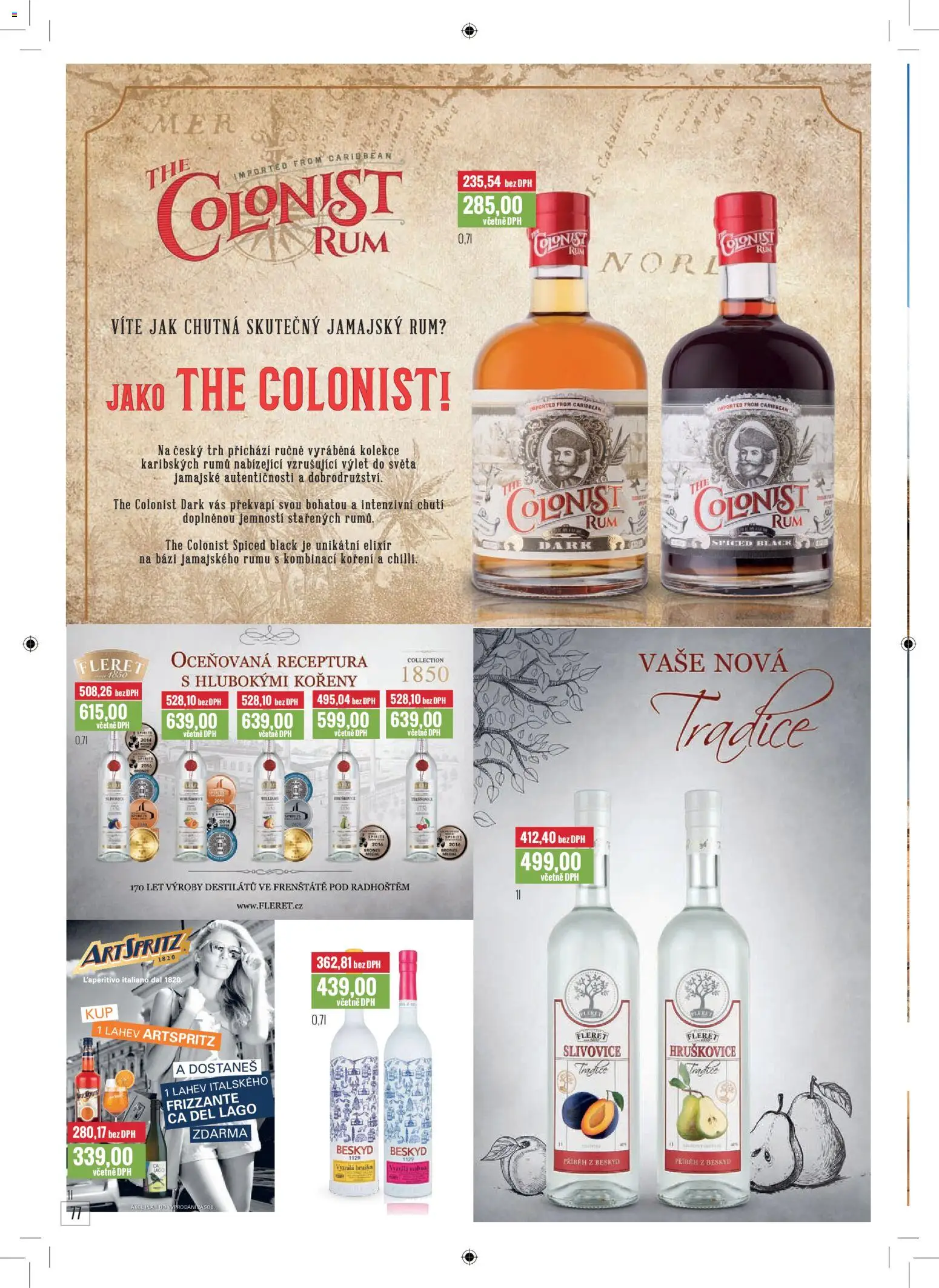 Ratio leták od 01.11.2025 | Strana: 78 | Produkty: Hruškovice, Rum, Koření, Slivovice