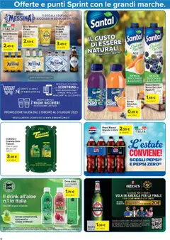 Volantino Carrefour del 26.06.2025 | Pagina: 10 | Prodotti: Succo, Sale, Birra messina, Aloe vera