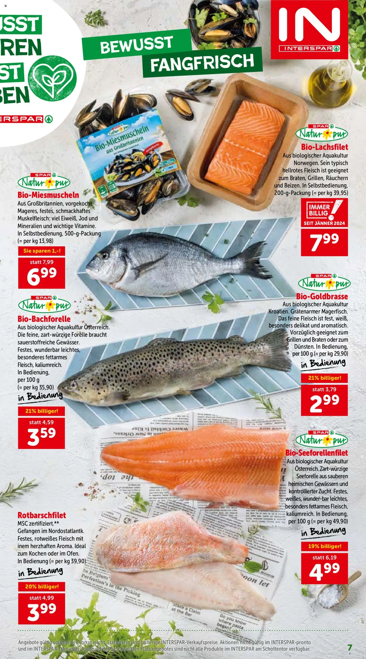 Interspar Bewusst Geniessen - Österreich  gültig ab 15.01.2026 | Seite: 7