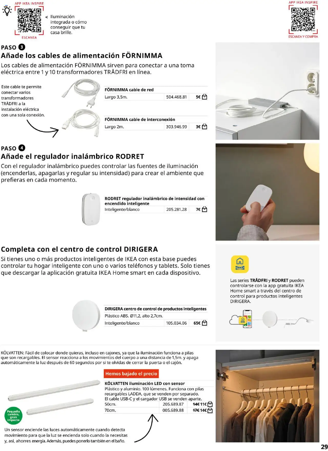 Catálogo IKEA Pax y Komplement │ válido desde el 01.09.2025 | Página: 29 | Productos: Té, Cable, USB, Galette de chaise