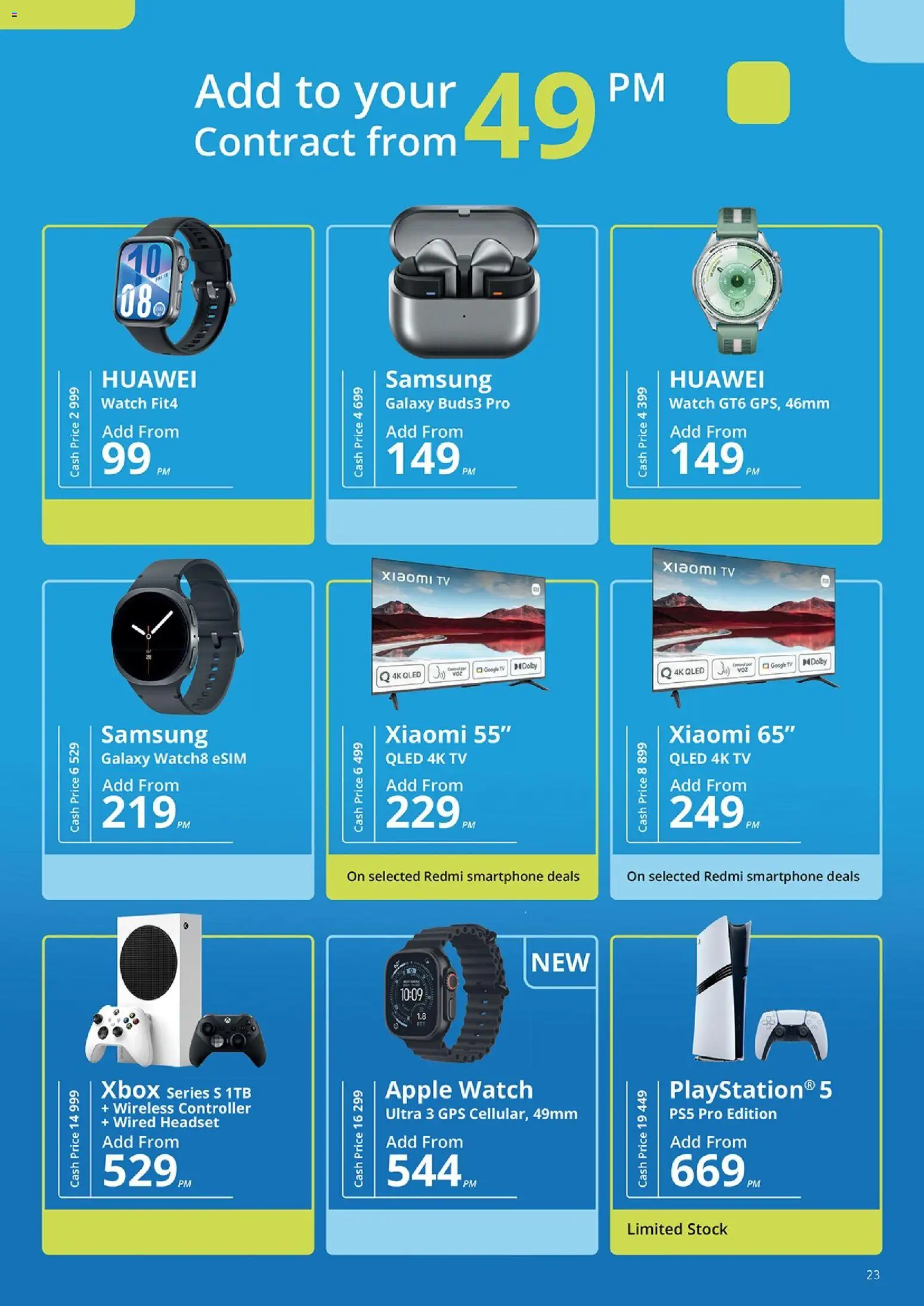 New Cellucity catalogue – valid from 06.02.2026 | Page: 23 | Products: Headset, Smartphone, Xbox, Stock