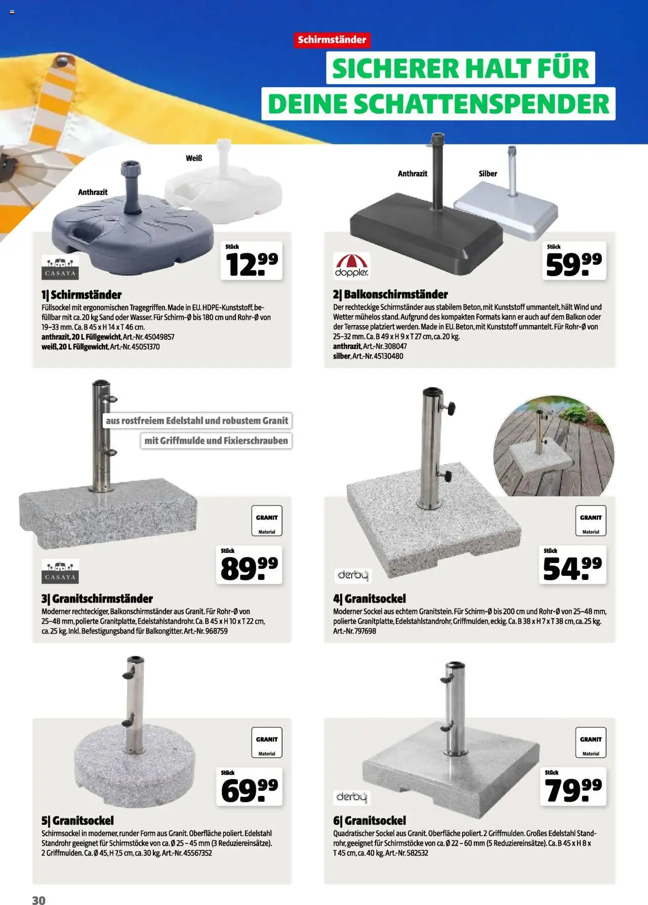 Hagebau Gartenkatalog 2025 gültig ab 05.03.2025 | Seite: 30 | Produkte: Gewicht