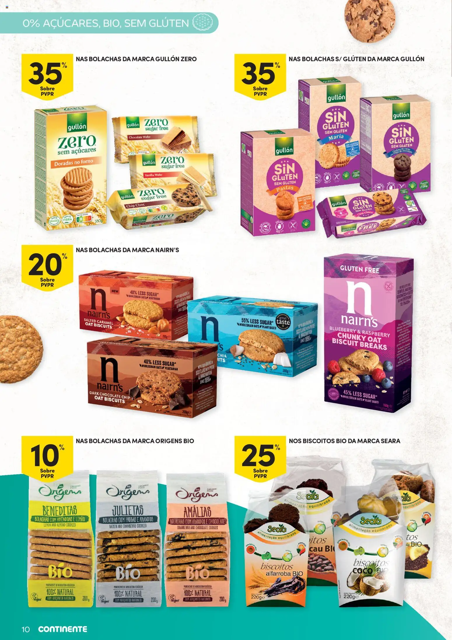 Continente - Bolachas Para momentos especiais │ válido de 03.02.2026 | Página: 10 | Produtos: Amêndoas, Bolachas, Chocolate, Biscoitos