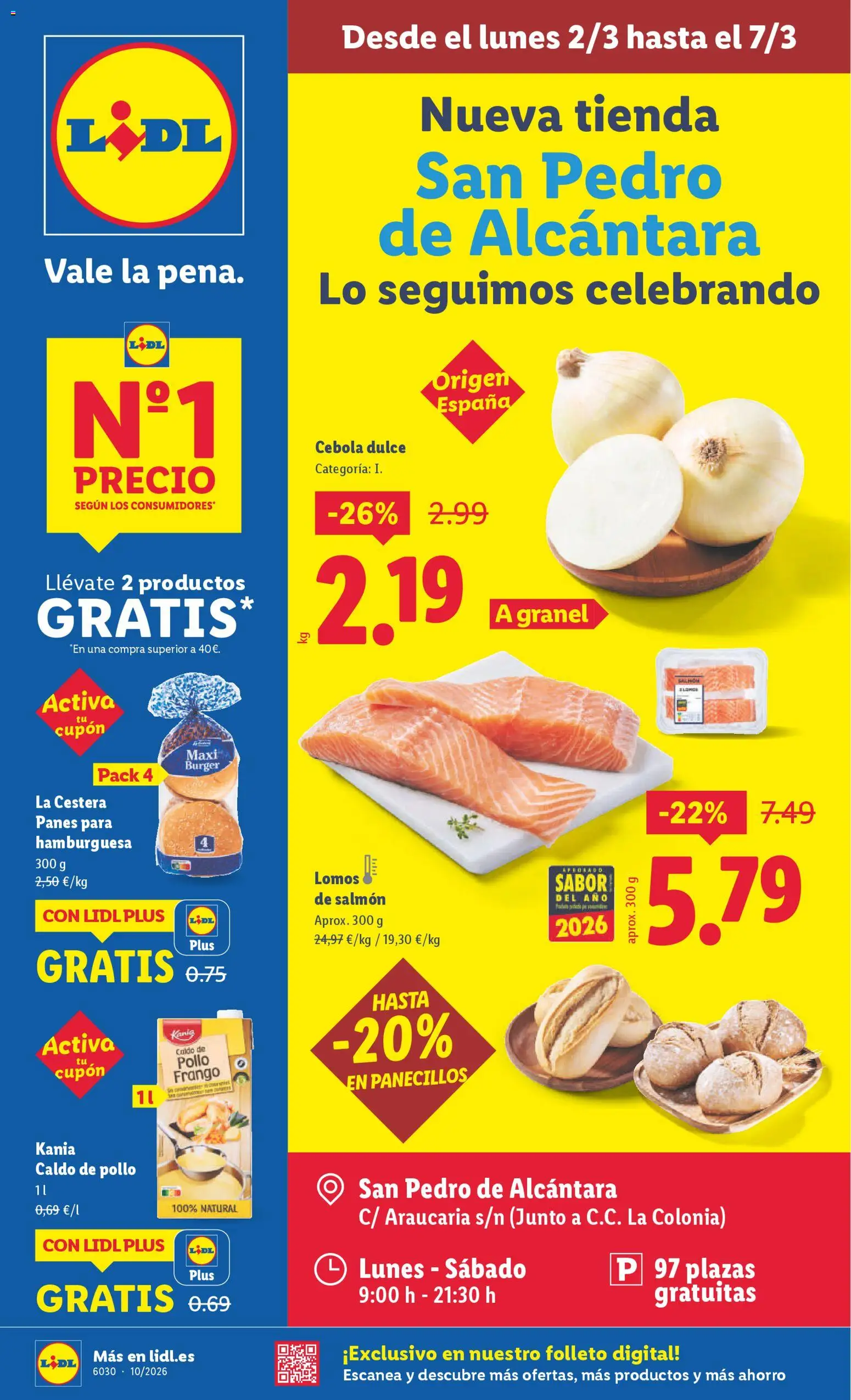 Lidl - San Pedro de Alcántara │ válido desde el 02.03.2026 | Página: 1 | Productos: Colonia, Σοκολατούχο γάλα