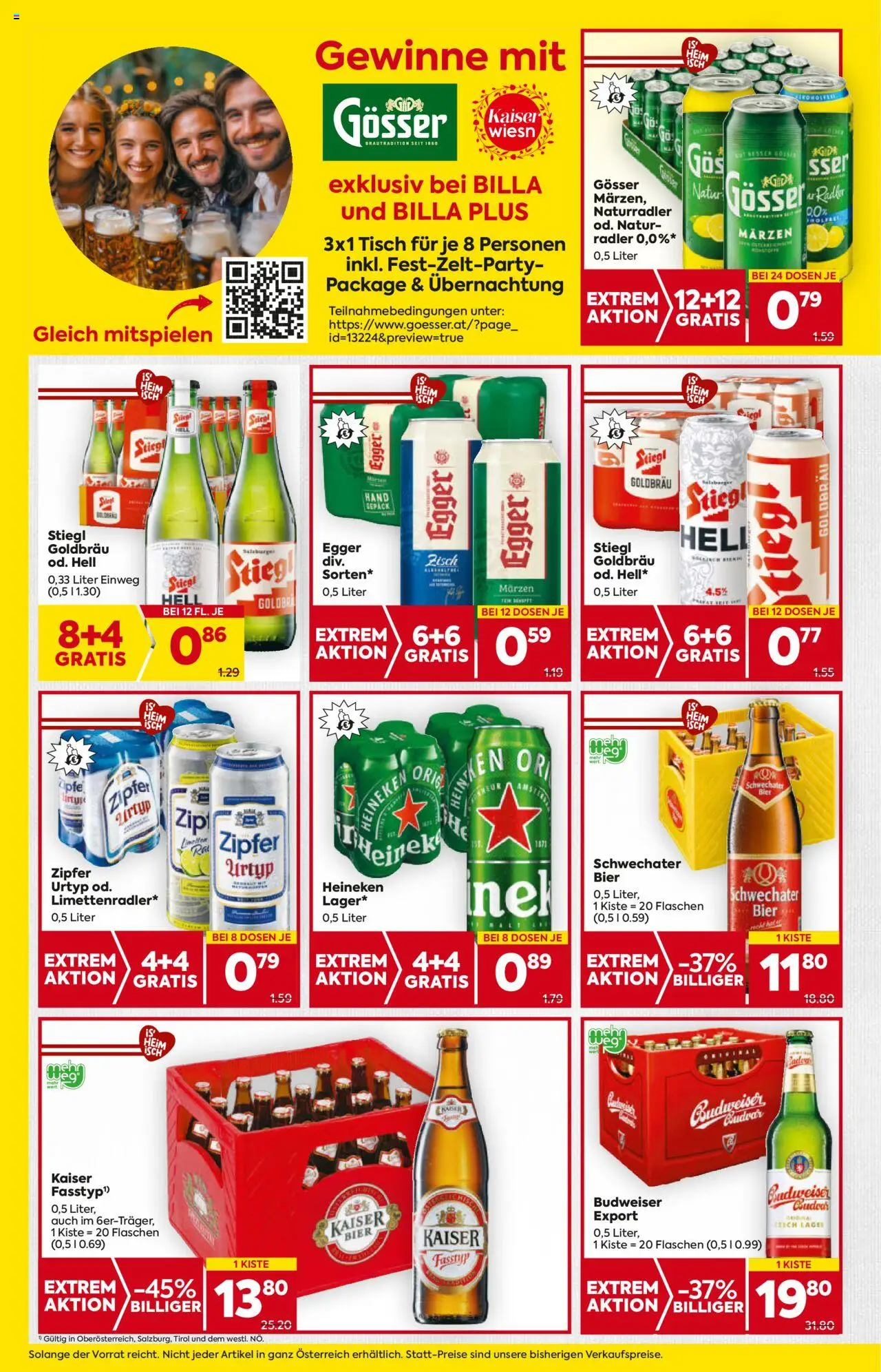 Billa Flugblatt - Salzburg gültig ab 28.08.2025 | Seite: 16 | Produkte: Tisch, Bier