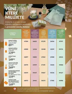 Náhled letáku Avon katalog 12/2025 od 01.12.2025 | Strana: 172 | Produkty: Difuzér, Olej, Svíčka, Fazole