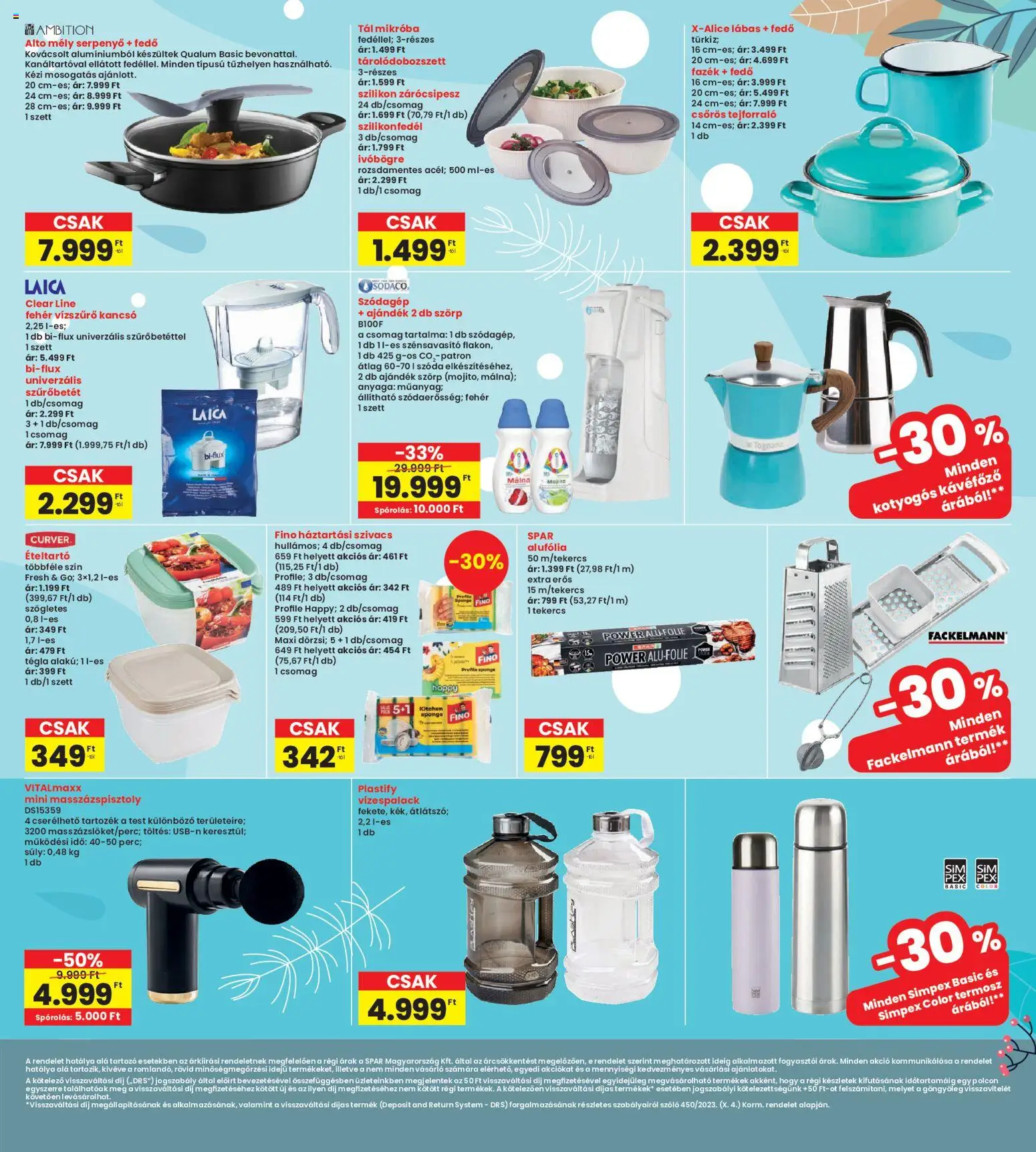 Interspar akciós ujság - amely érvényes a következő dátumtól: 02.01.2026 | Oldal: 7 | Termékek: Ételtartó, Szódagép, Termosz, Serpenyő