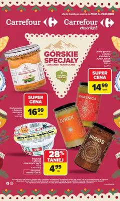 Pogląd oferty "Carrefour Gazetka - Górskie Specjały" - ważna od 19.01.2026