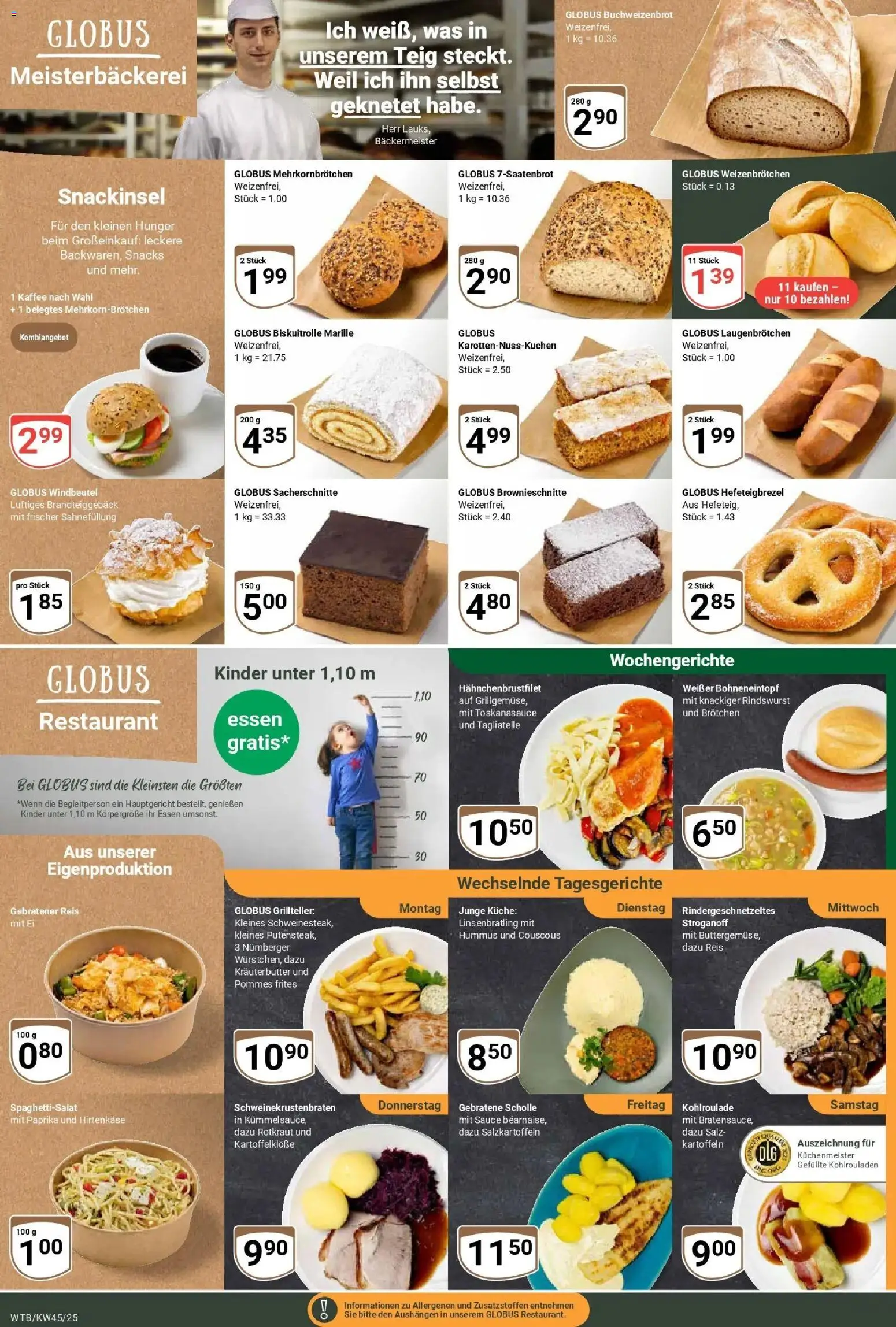 Globus prospekt Wächtersbach	 – gültig ab 02.11.2025 | Seite: 7 | Produkte: Kaffee, Küche, Pommes frites, Kartoffeln