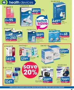 Clicks specials catalogue – valid from 25.02.2026 | Page: 27 | Products: Monitor, Pads, Switch