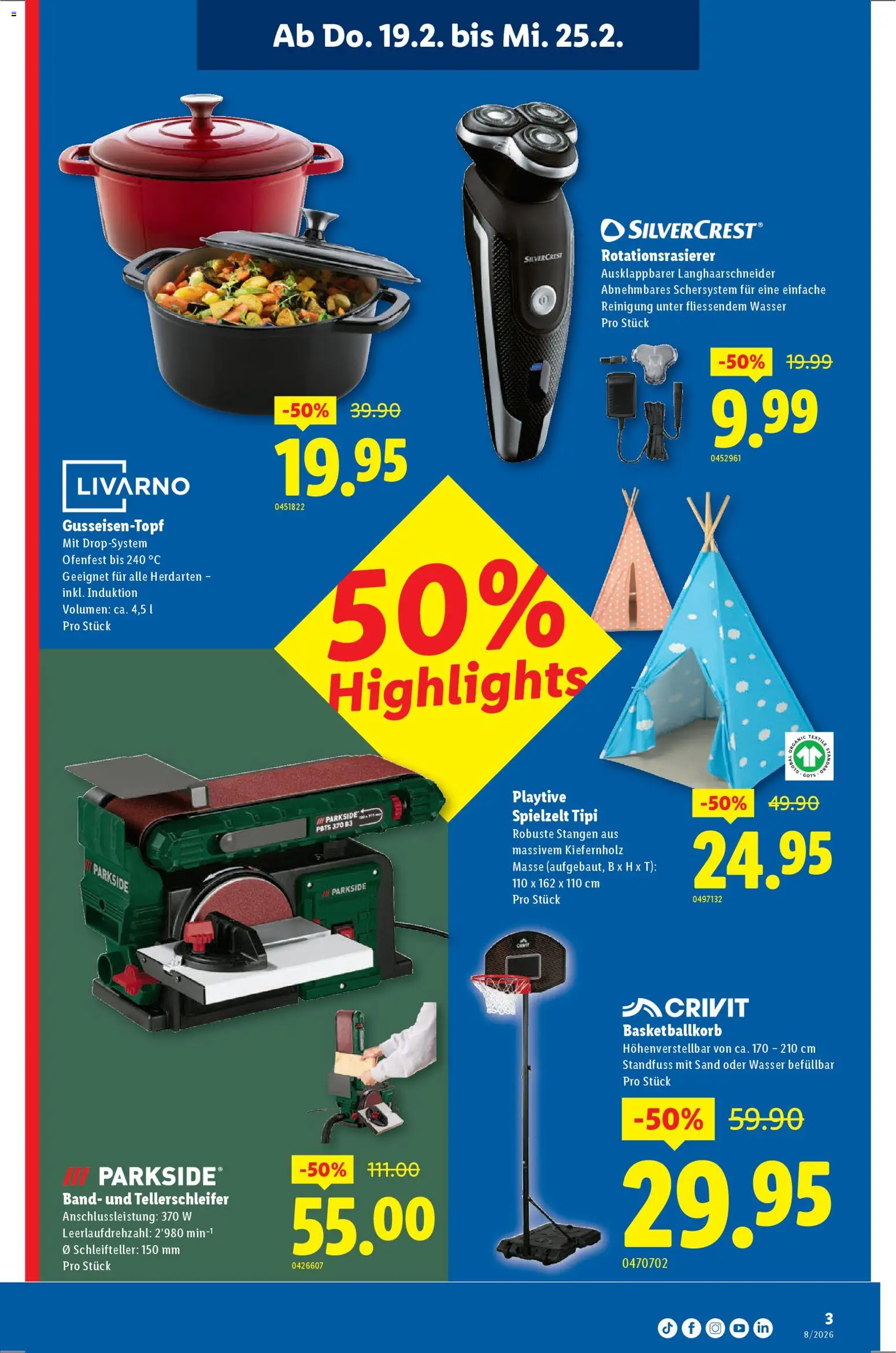 Lidl Aktionen Neueröffnung Olten – gültig ab 19.02.2026 | Seite: 3 | Produkte: Wasser