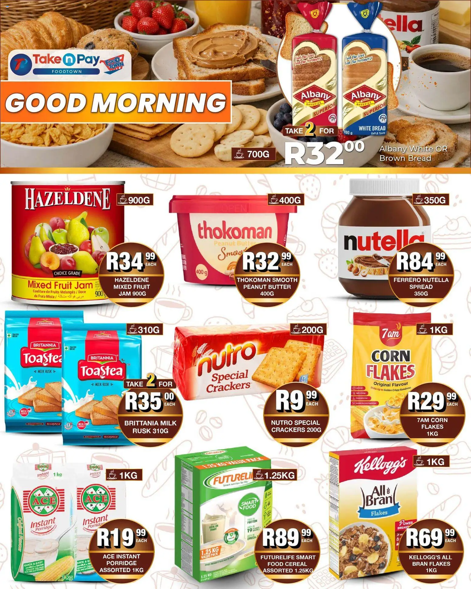 New Take n Pay catalogue – valid from 09.03.2026 | Page: 15 | Products: Corn, Bread, Water, Fruit