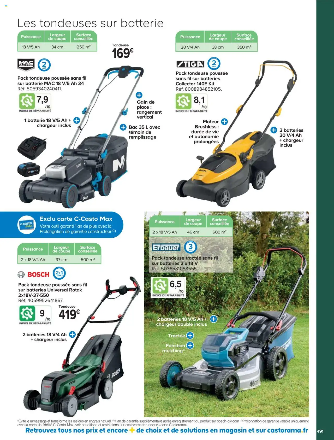 {H1} | Page: 491 | Produits: Tondeuse, Batterie