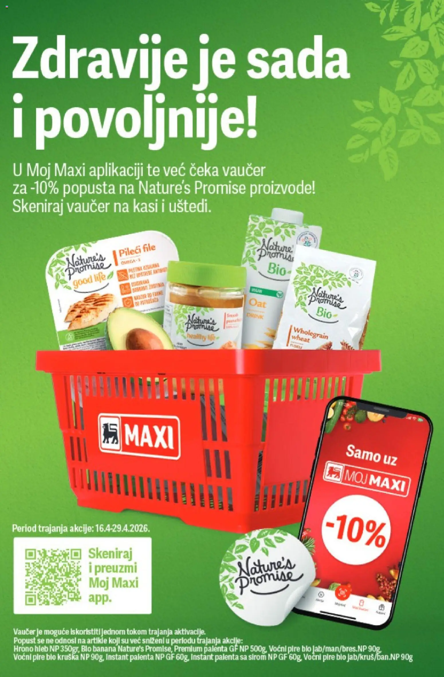 Maxi katalog - važi od 20.04.2026 | Strana: 7 | Proizvode: Banana, Palenta, Pileći file, Hleb