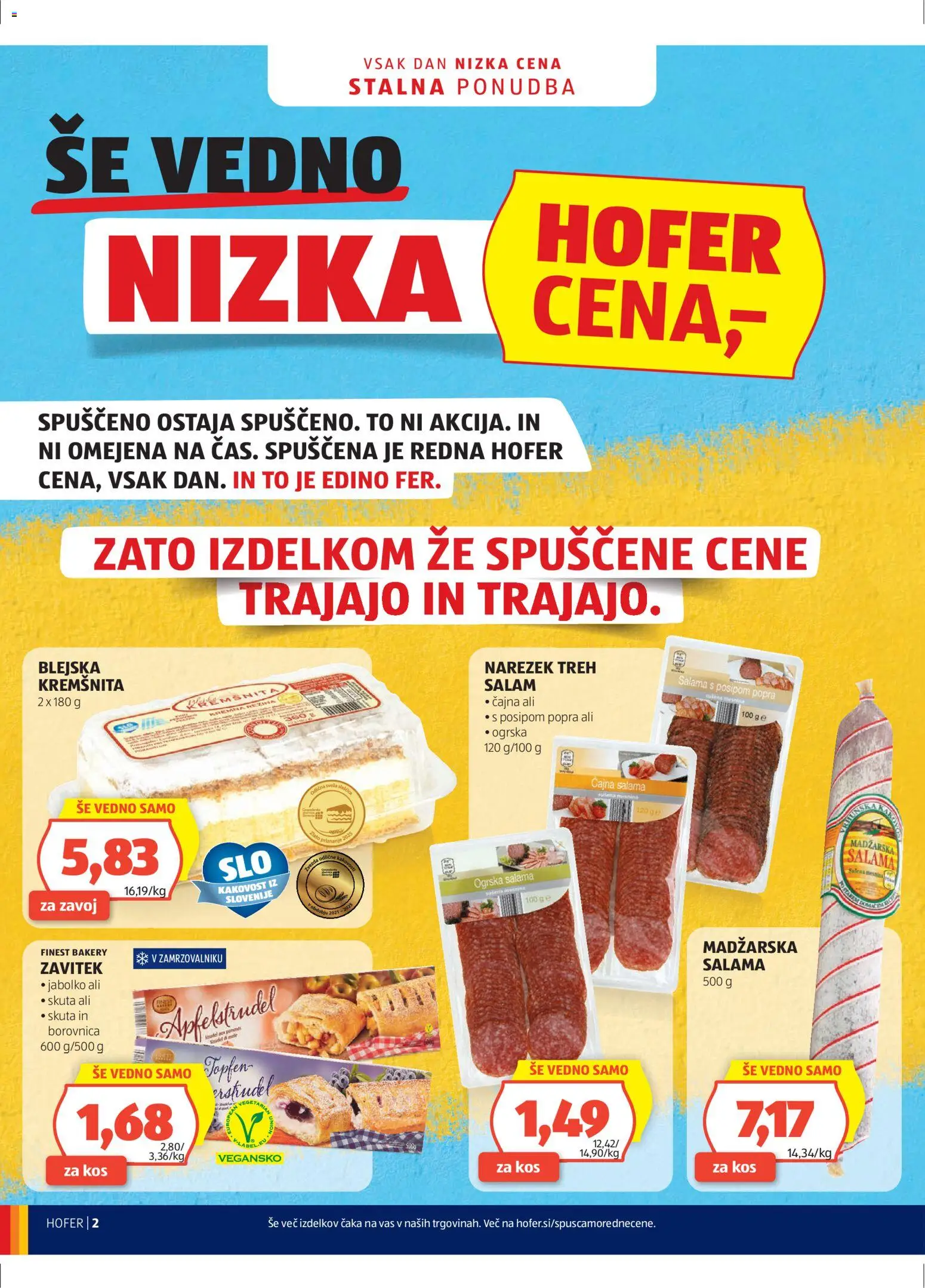 Hofer SI katalog | vrijedi od 25.02.2026 | Stranica: 2 | Proizvodi: Salama, Borovnica