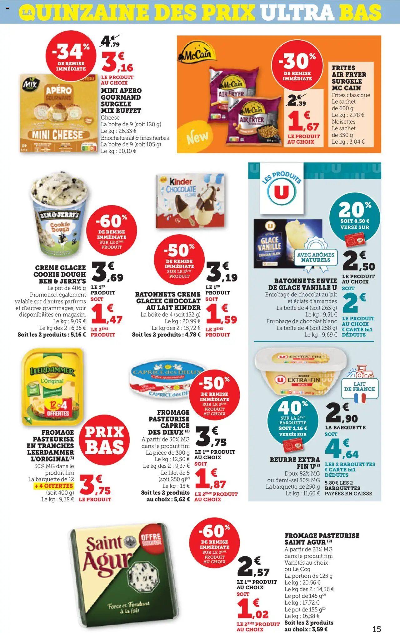  | Page: 15 | Produits: Buffet, Lait, Beurre, Fromage