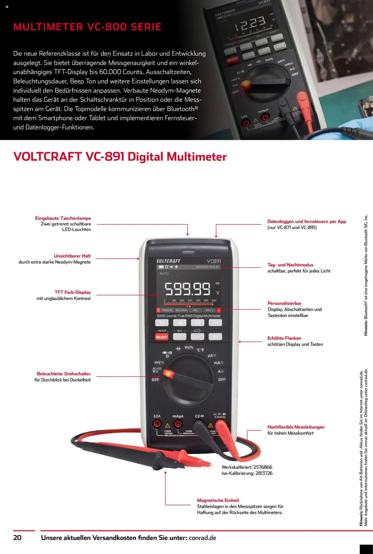 Conrad - Voltcraft - gültig ab dem 25.08.2025 | Seite: 20 | Produkte: Smartphone, Tablet
