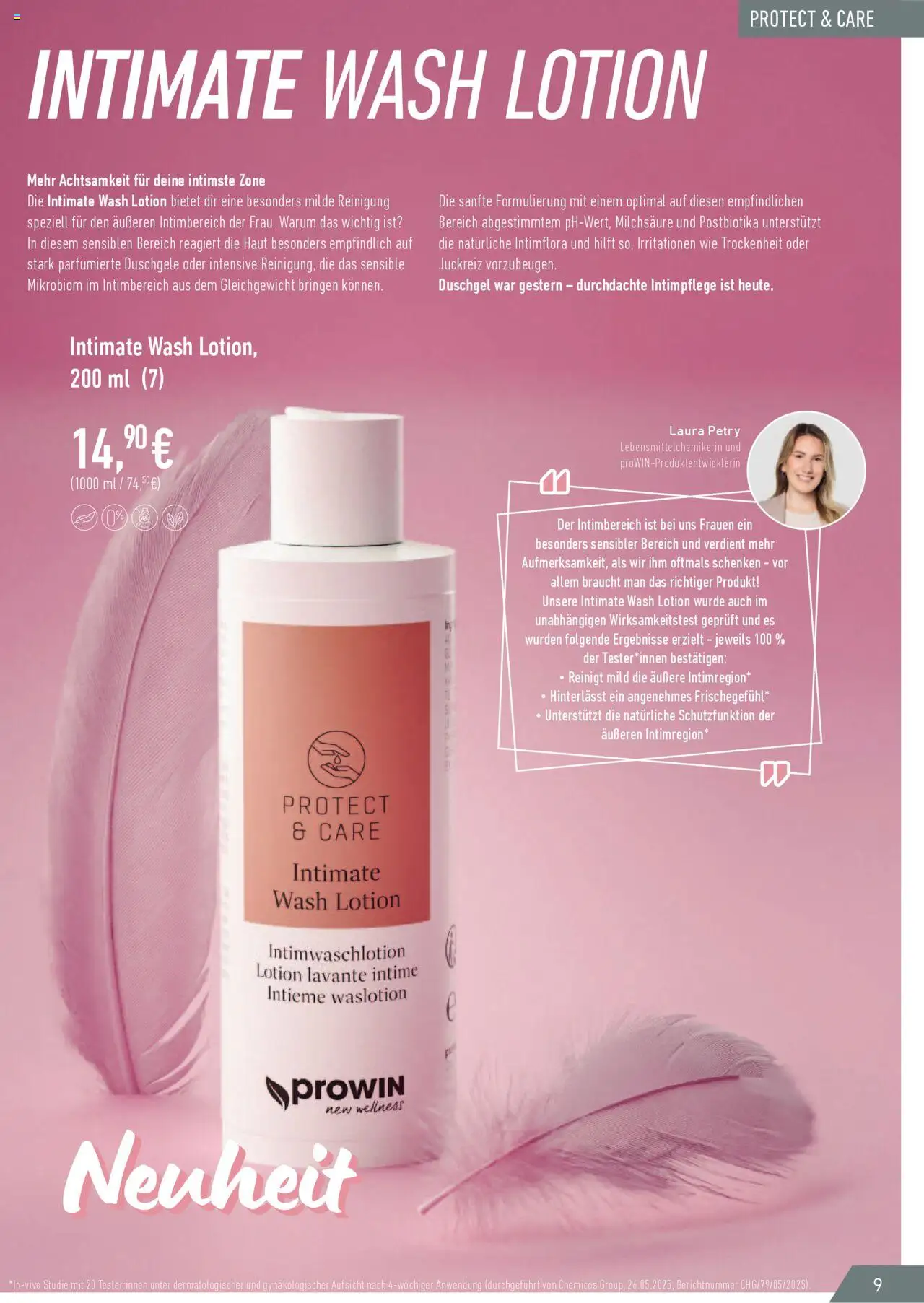 Katalog ProWin New Wellness  – gültig ab 01.10.2025 | Seite: 9 | Produkte: Duschgel