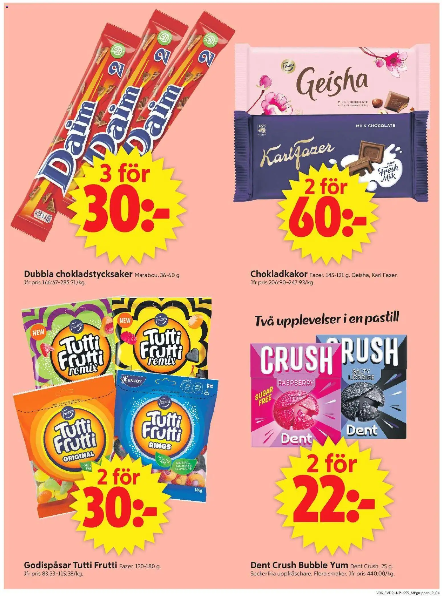 ICA Supermarket reklamblad aktuell från 02.02.2026 | Sida: 13 | Produkter: Tutti frutti