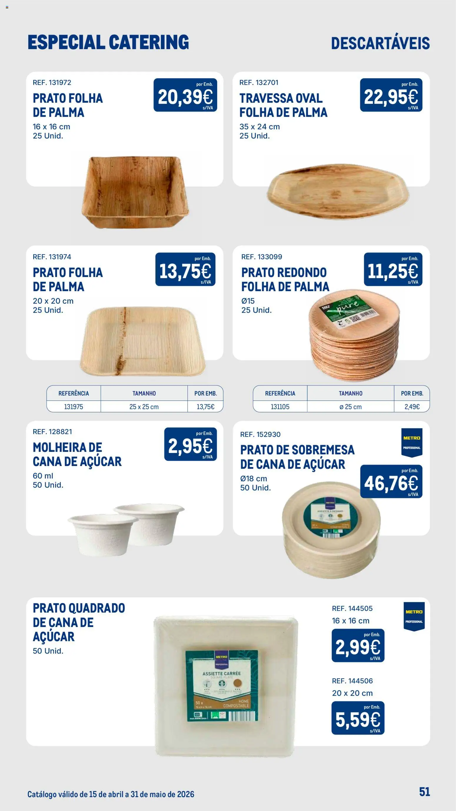 Makro Especial Catering │ válido de 15.04.2026 | Página: 51 | Produtos: Açúcar