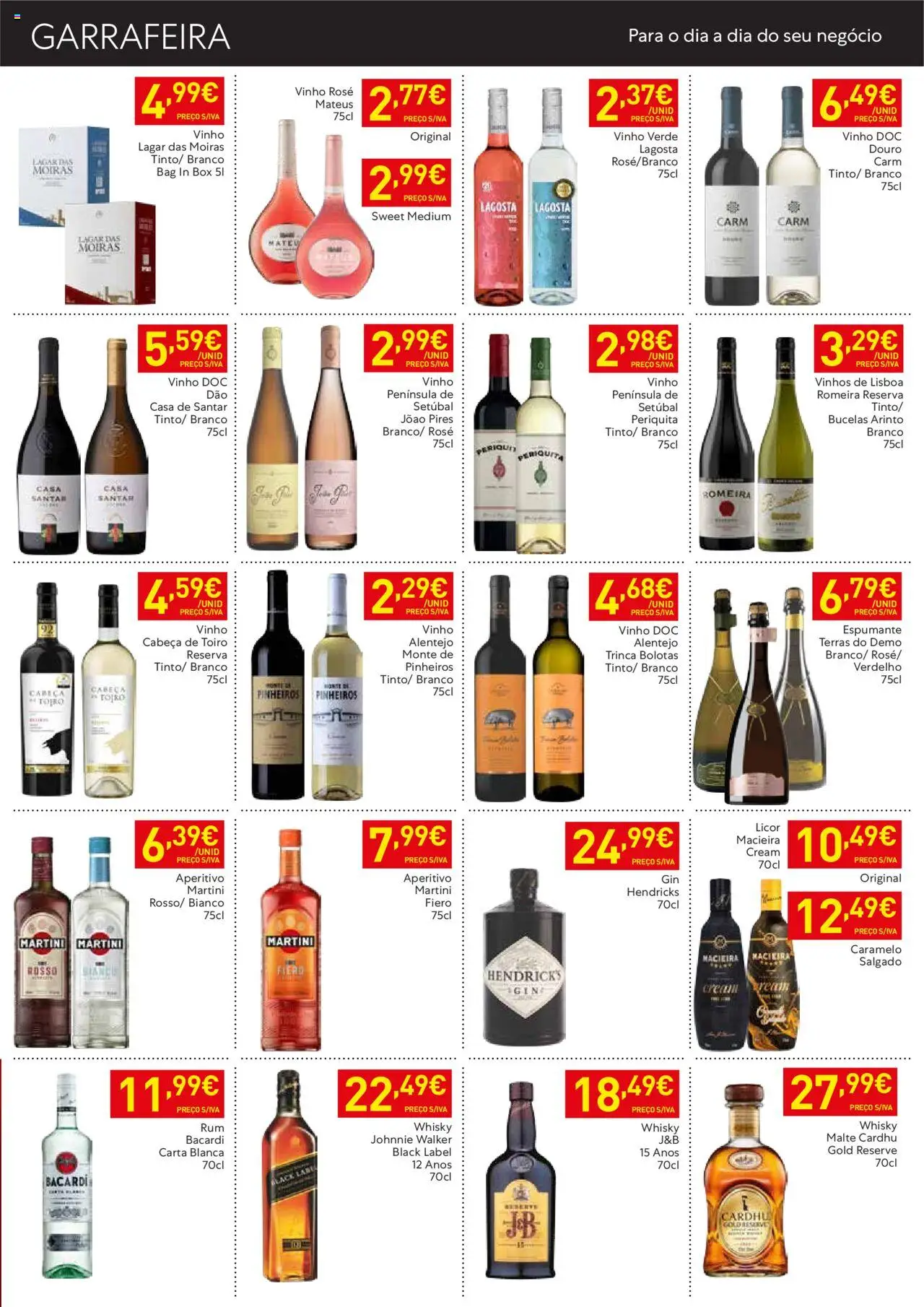 Recheio folheto Madeira │ válido de 12.08.2025 | Página: 13 | Produtos: Whisky, Espumante, Lagosta, Licor
