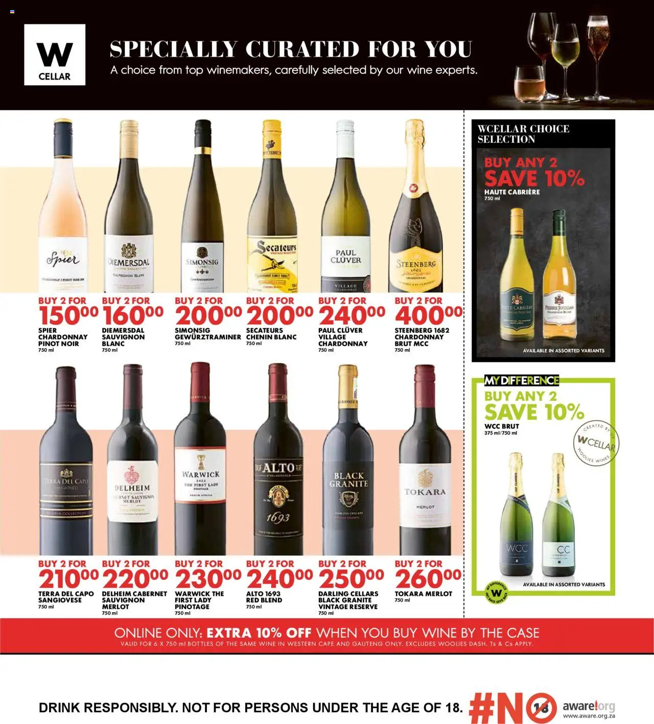 Woolworths Daily Difference - Gauteng │ valid from 25.08.2025 | Page: 9 | Products: Case, Wine