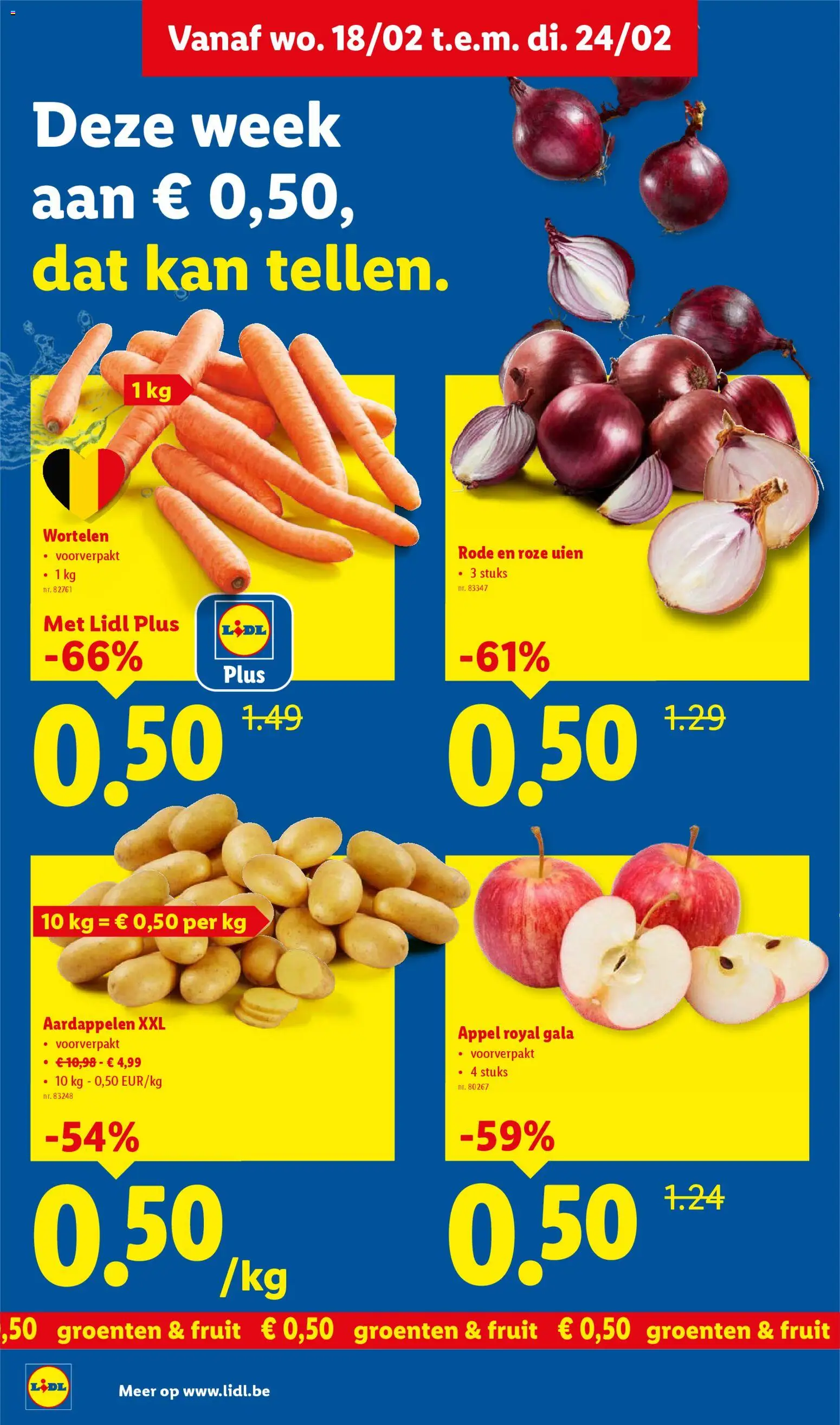 {H1} | Pagina: 2 | Producten: Fruit, Appel, Wortelen, Kan