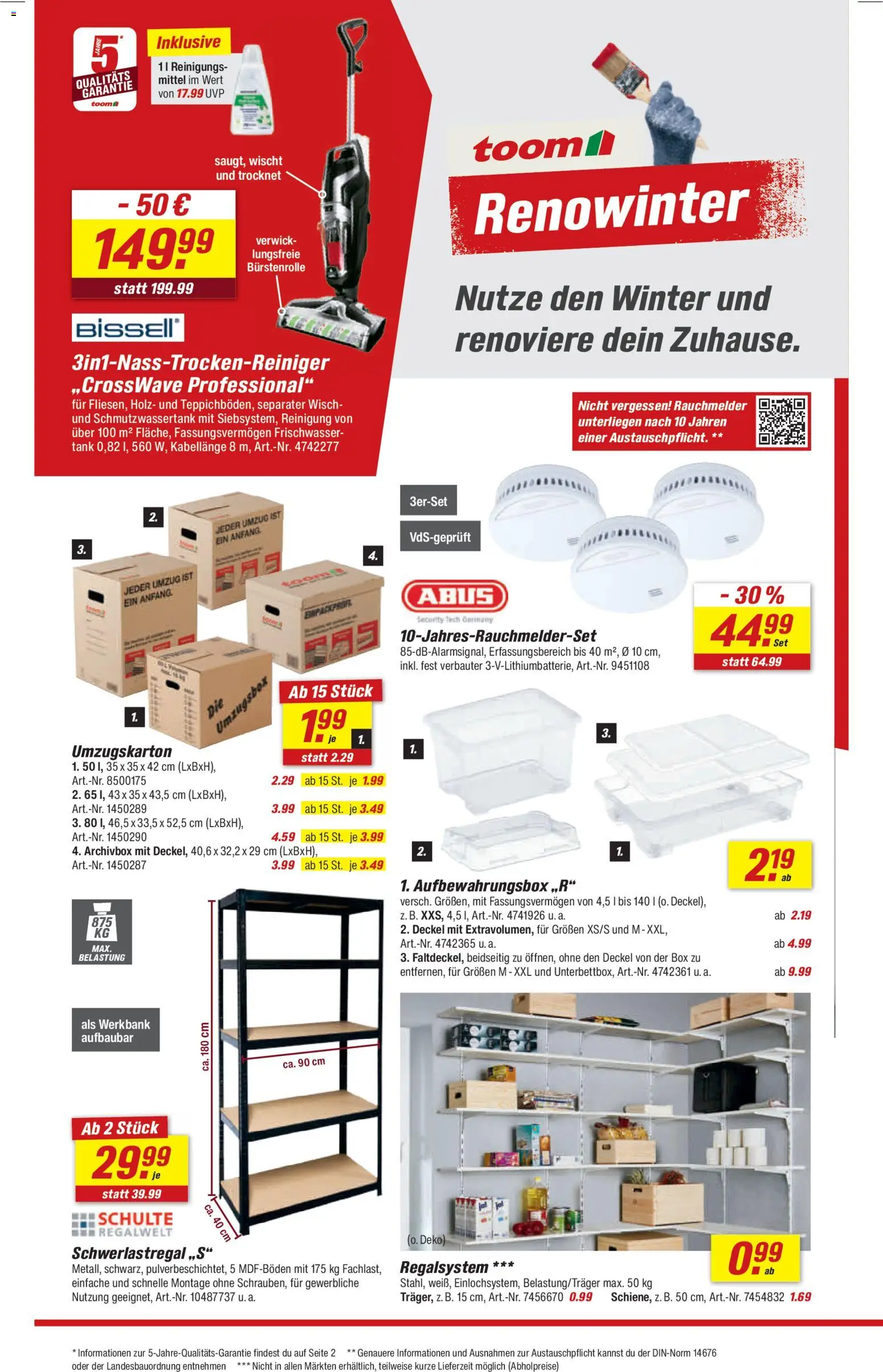 Toom Baumarkt Prospekt 	 – gültig ab 24.01.2026 | Seite: 8 | Produkte: Box, Schwerlastregal