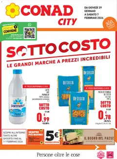 Anteprima del volantino Conad City Piemonte catalogo valido a partire dal 29.01.2026