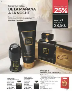 Eau de Parfum Little Black Dress Lace, notas cítricas, jazmín, ámbar, 50 ml │ válido desde el 01.10.2025 | Página: 101 | Productos: Perfume, Desodorante, Loción corporal, Eau de parfum