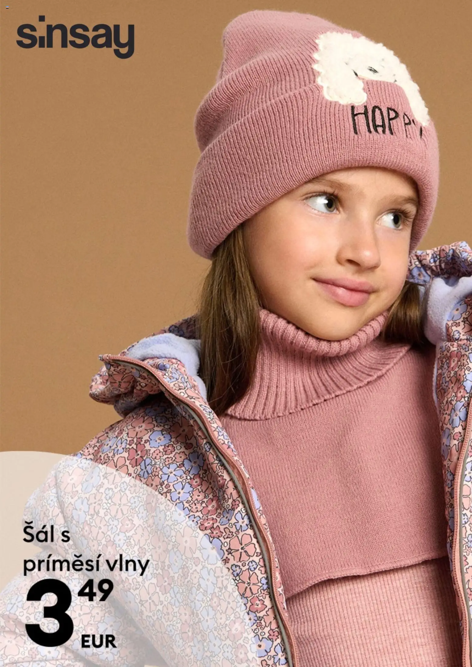 Nové Sinsay akcie – leták je platný od 09.01.2026 | Strana: 7 | Produkty: Šál