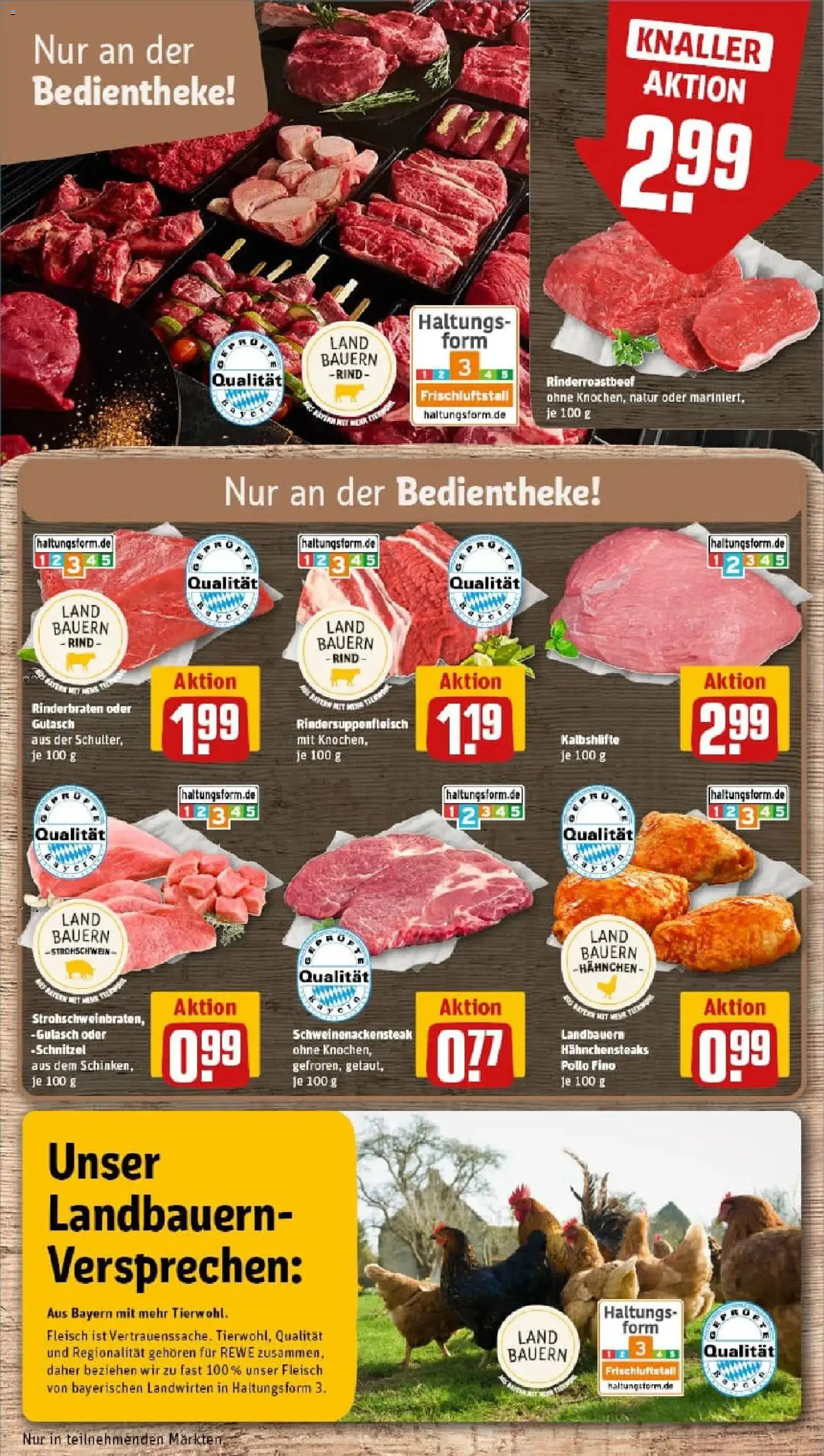 Rewe prospekt München / Altstadt-Lehel	 – gültig ab 26.01.2026 | Seite: 10 | Produkte: Hahnchen, Schnitzel, Gulasch, Fleisch