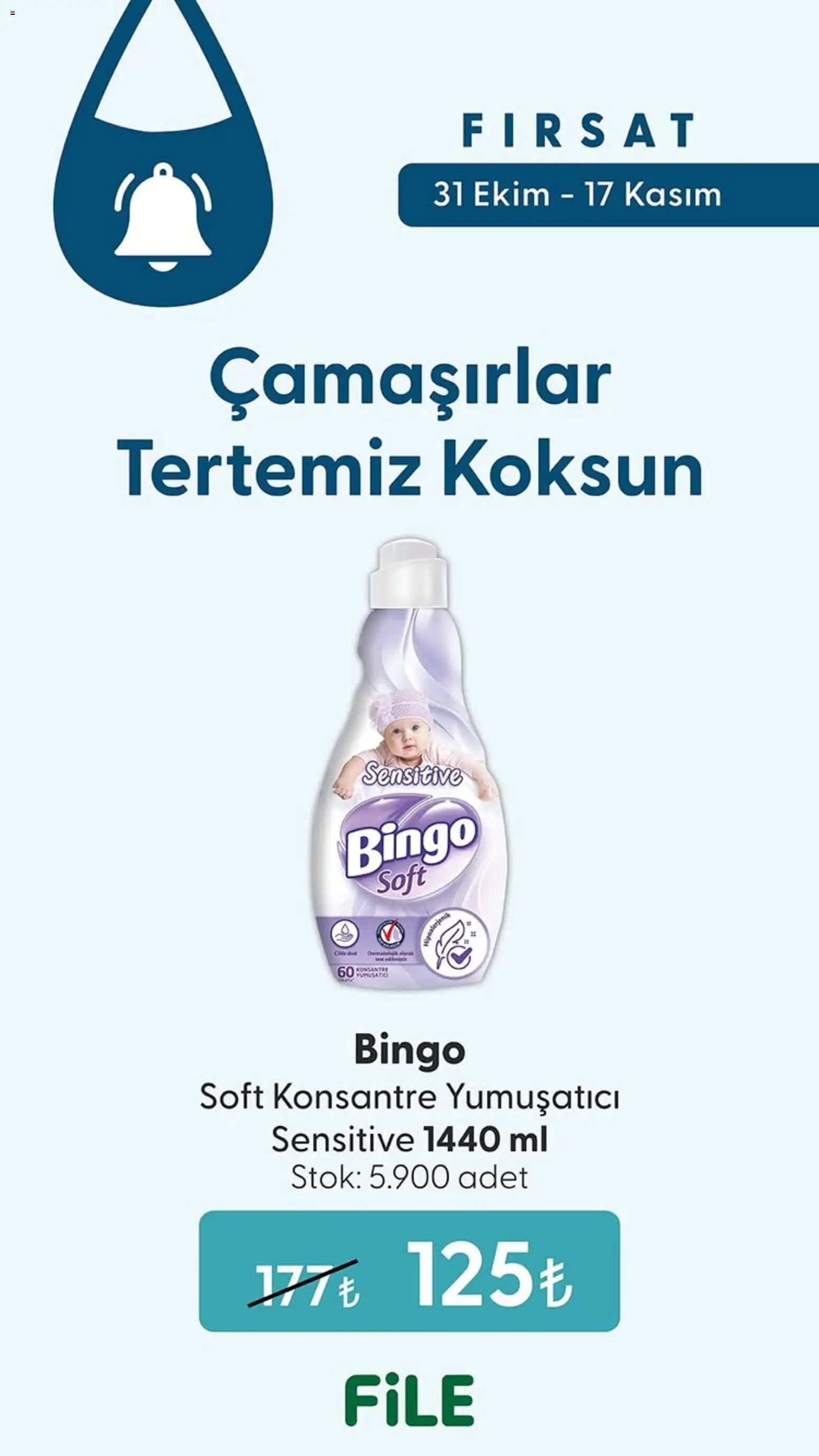 File Market İndirim - 31.10.2025 tarihinden itibaren geçerlidir | Sayfa: 2 | Ürünler: Yumuşatıcı