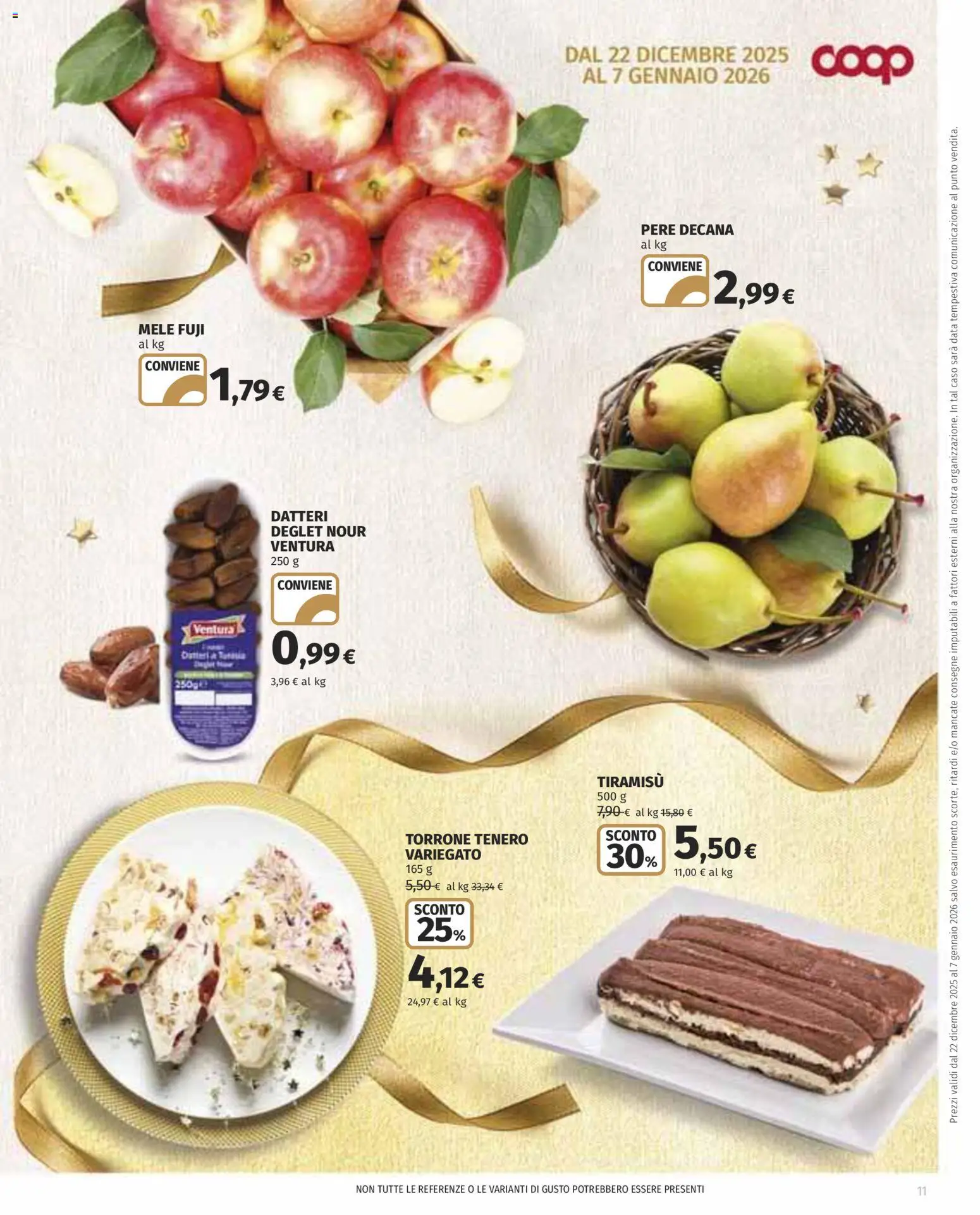 Volantino COOP del 22.12.2025 | Pagina: 11 | Prodotti: Mele, Data