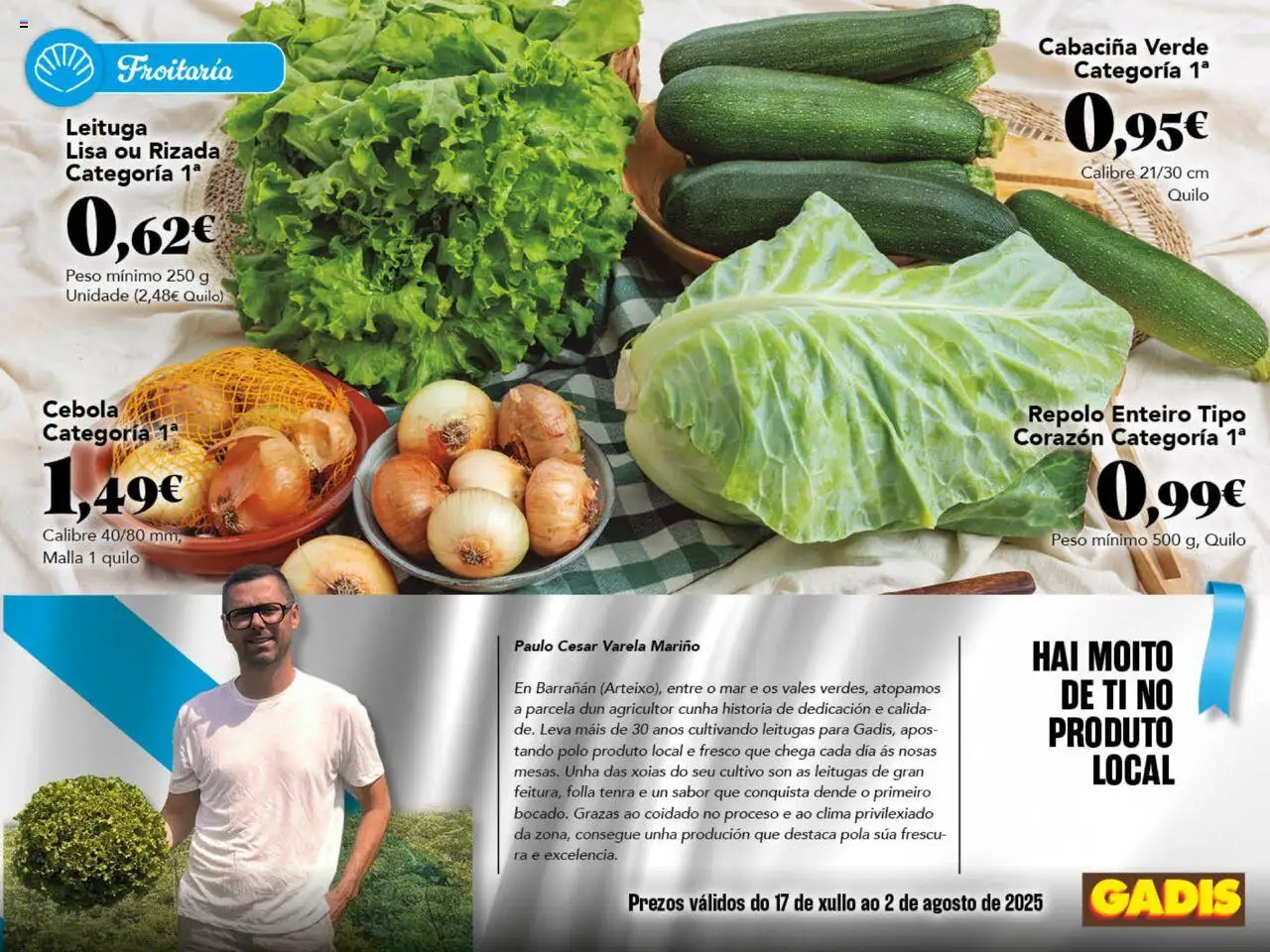 Gadis folleto Galicia │ válido desde el 17.07.2025 | Página: 11 | Productos: Peso